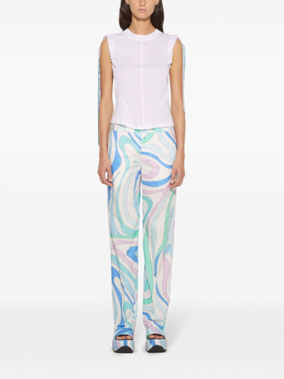 PUCCI Marmo-Print cotton trousers outlook