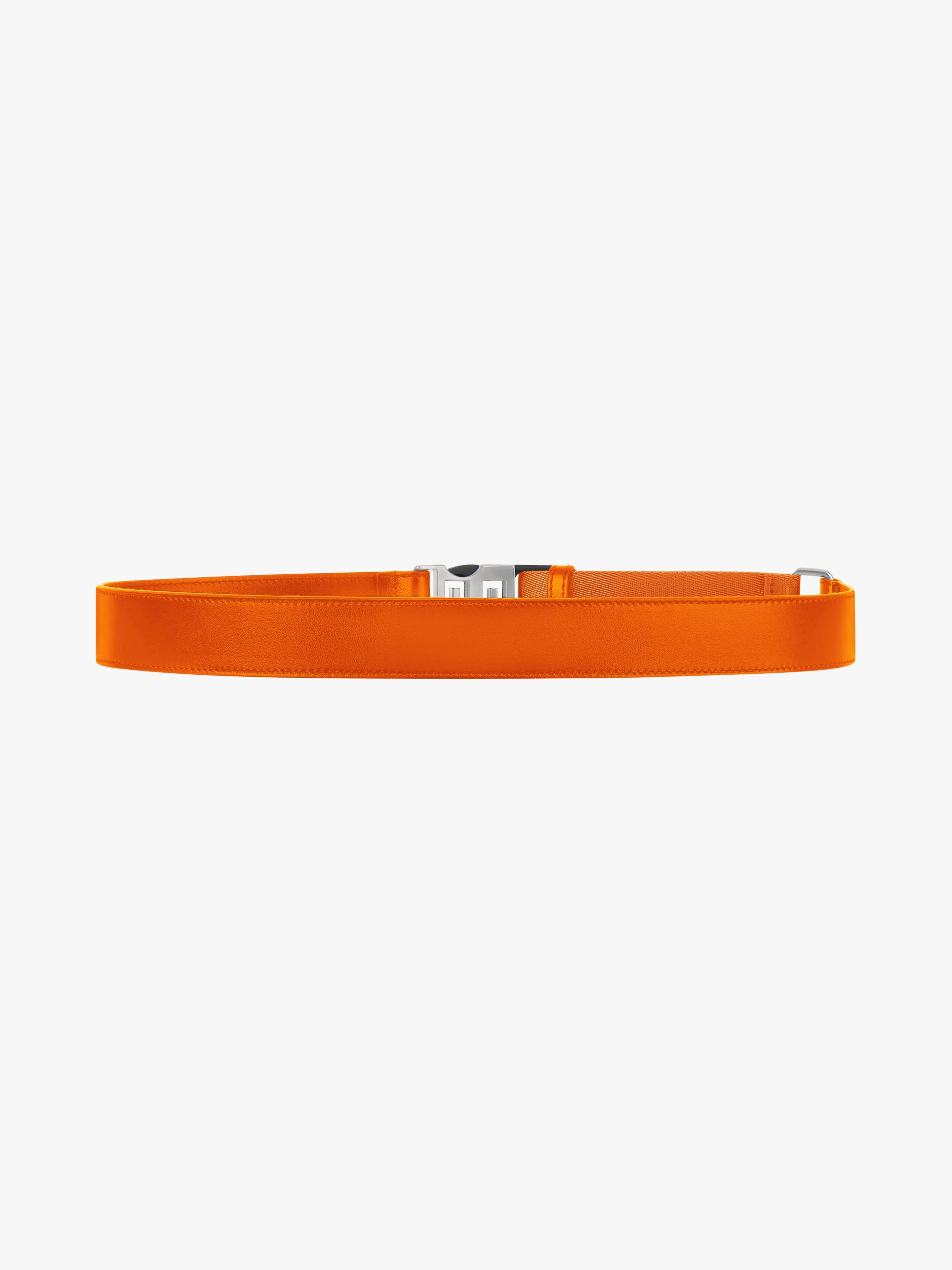 GIVENCHY 4G BELT IN LEATHER AND CANVAS - 3