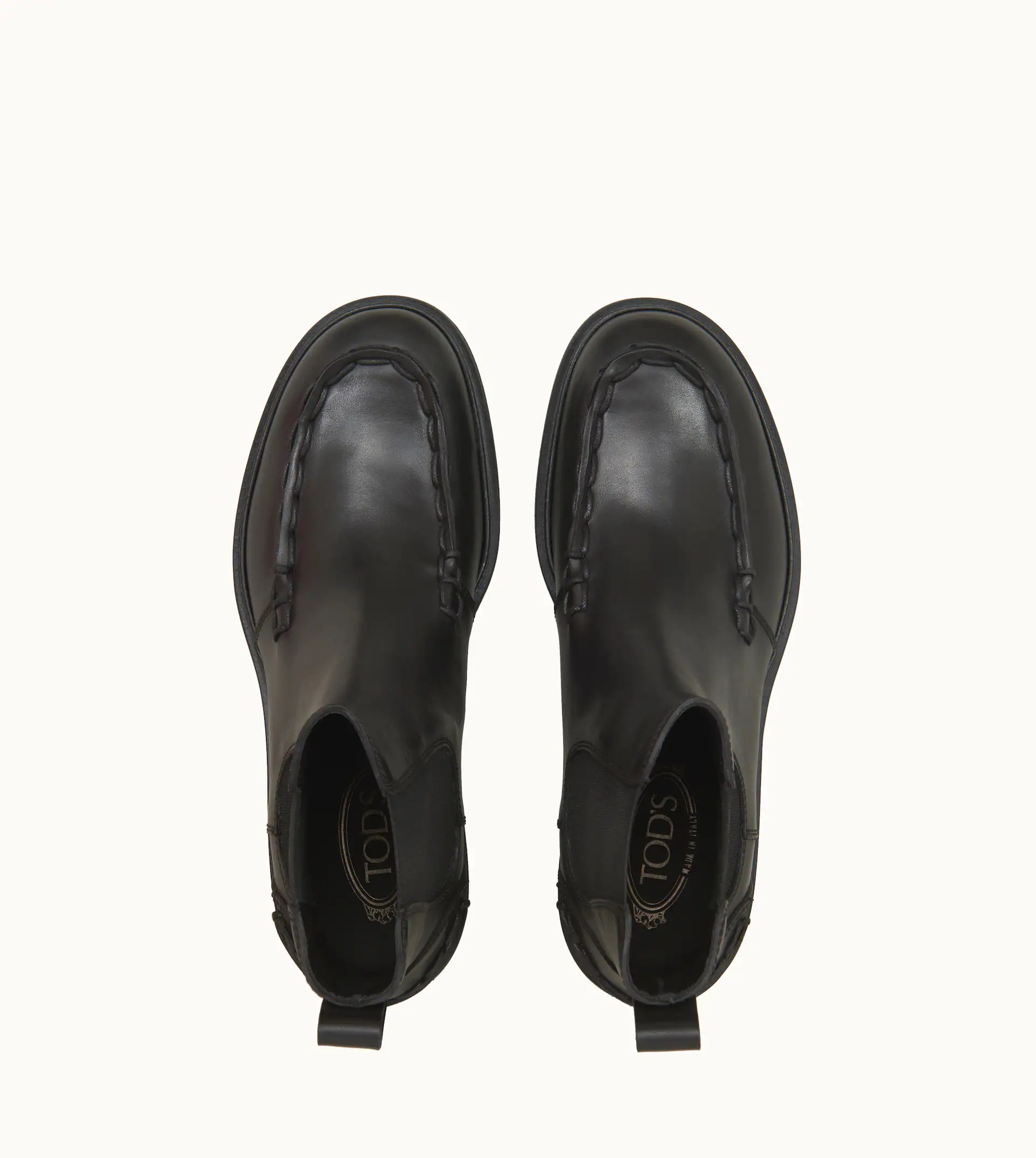 CLINT ANKLE BOOTS IN LEATHER - BLACK - 2