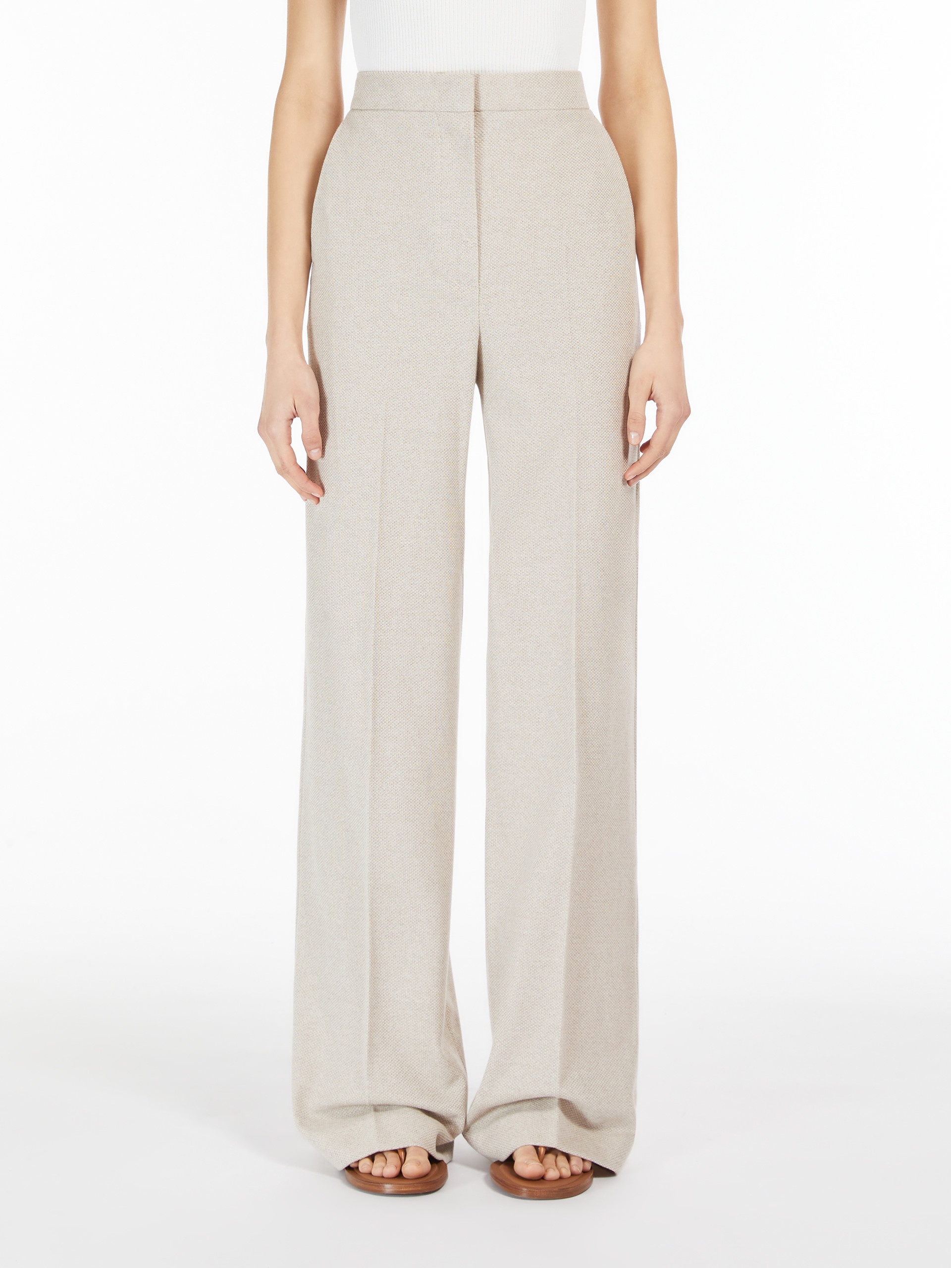 GIALLO Wide jersey trousers - 3