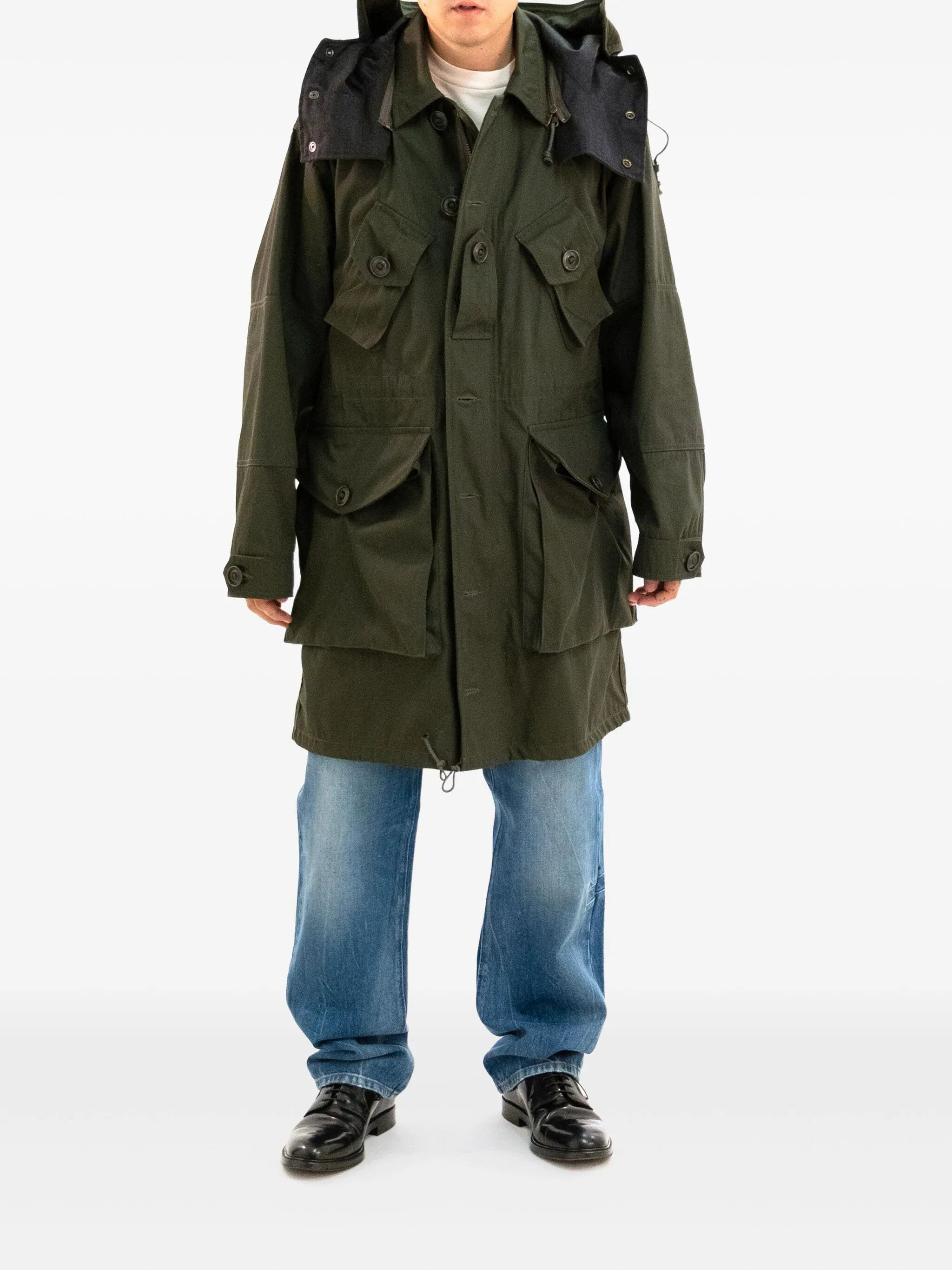 Maison Margiela Hooded Button Jacket - 2