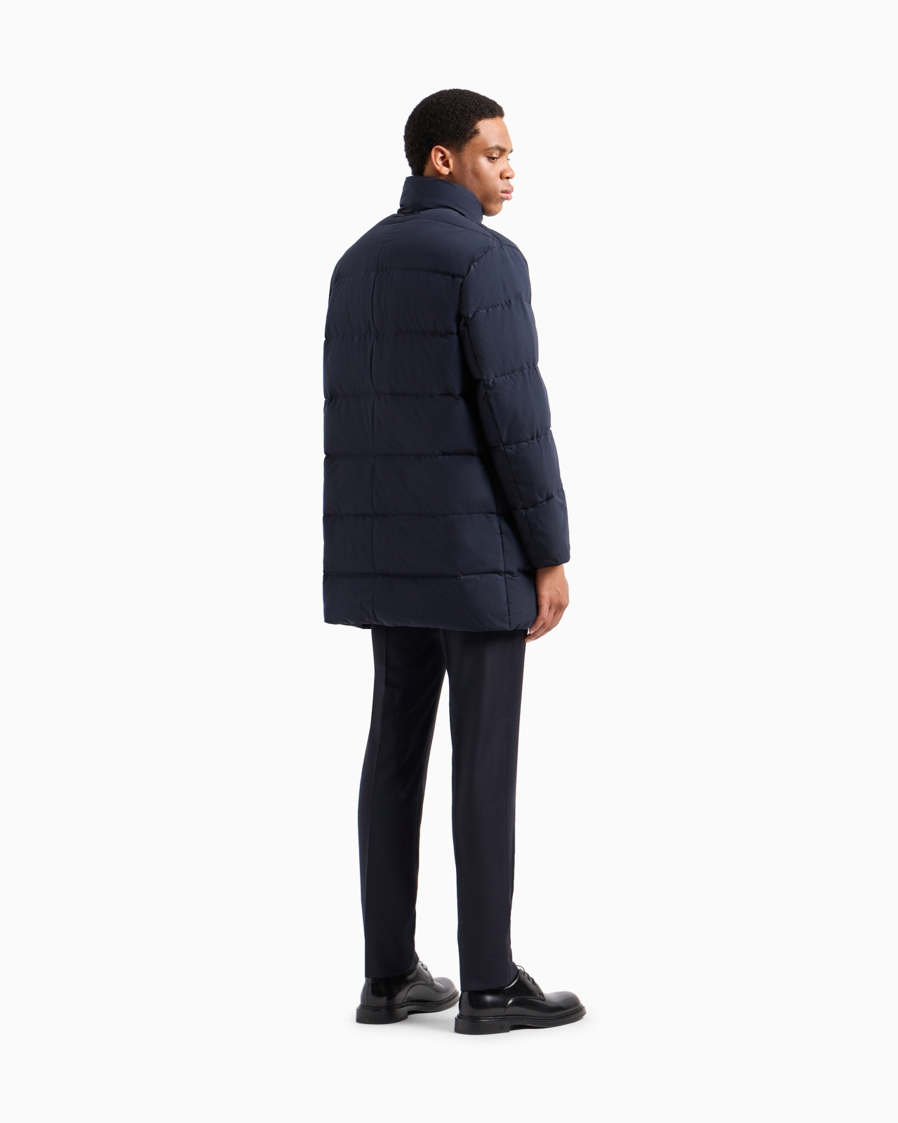 Oversized, quilted nylon, full-zip puffer jacket - 3