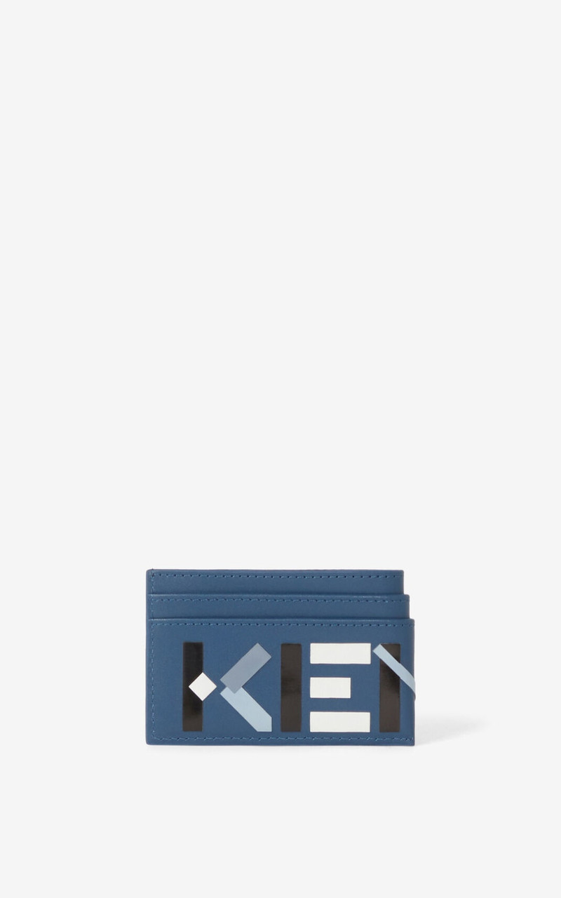 The Winter Capsule'  KENZO logo leather card holder 1
