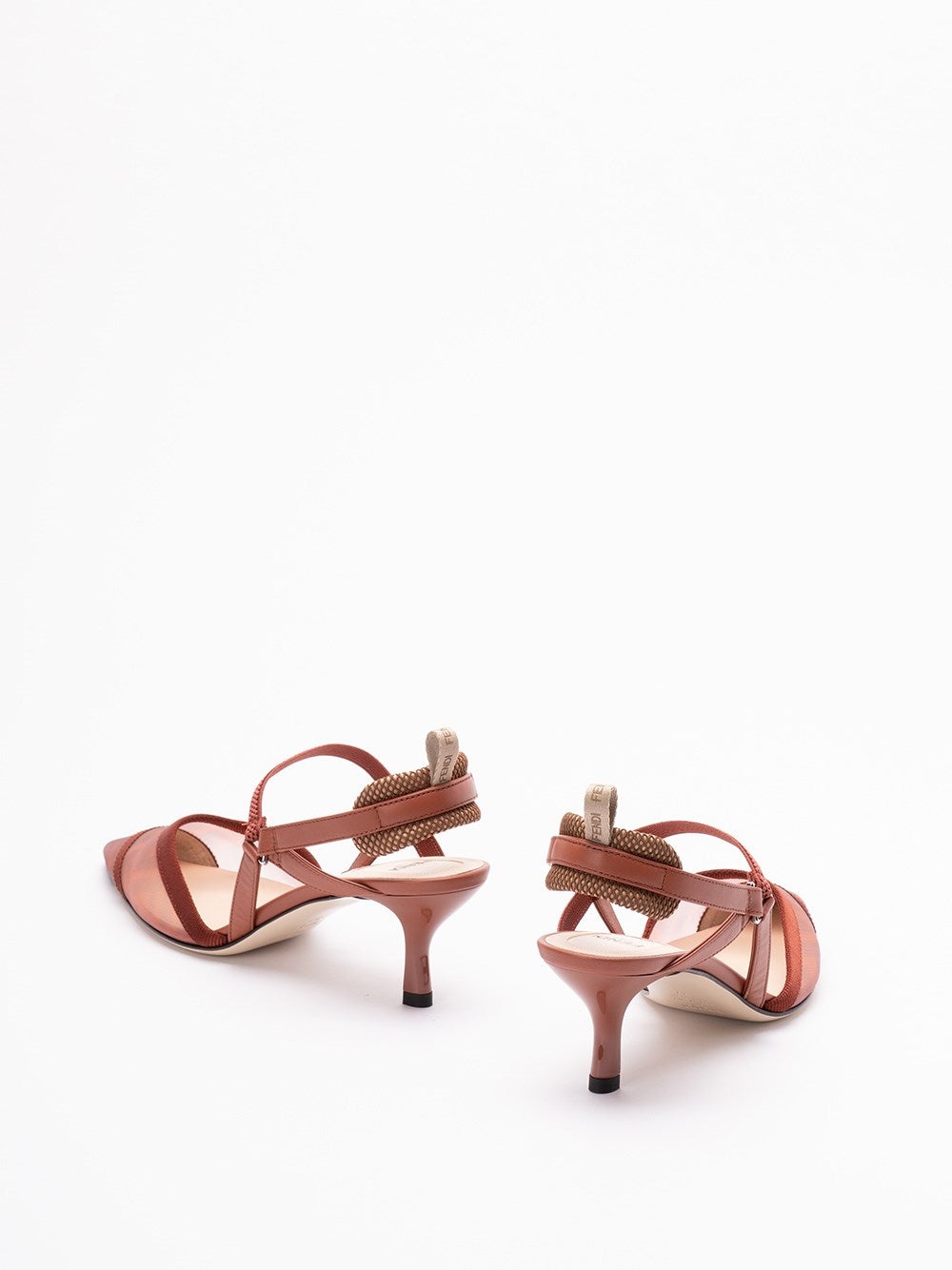 Fendi Women `Colibrì` Medium-Heeled Slingbacks - 3