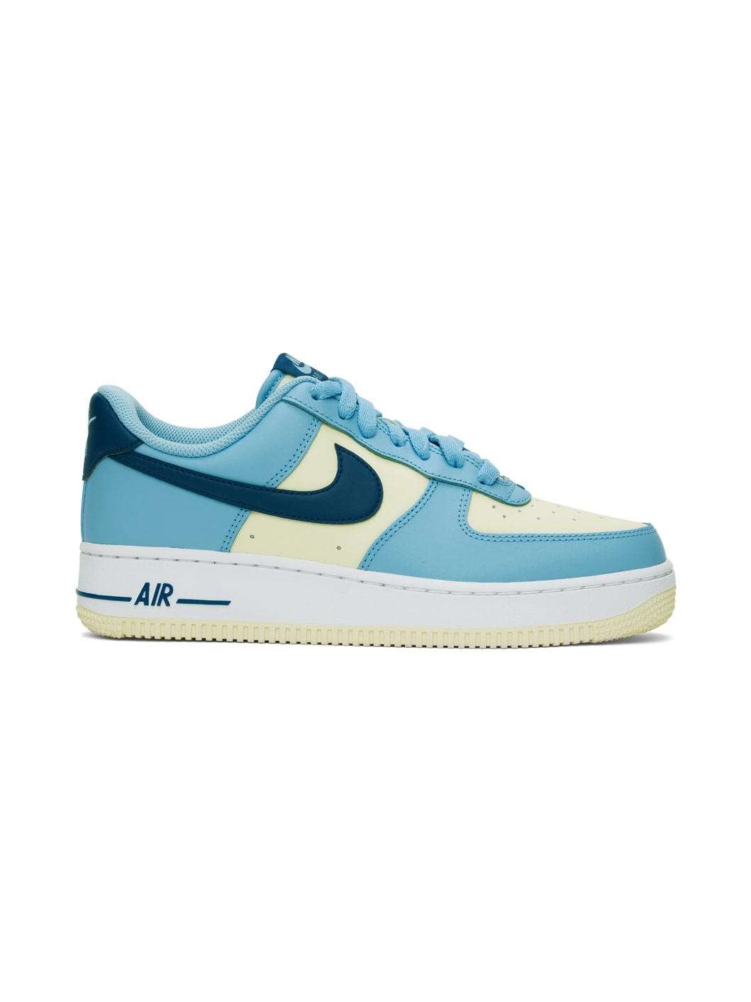 Blue & Off-White Air Force 1 '07 Sneakers - 1