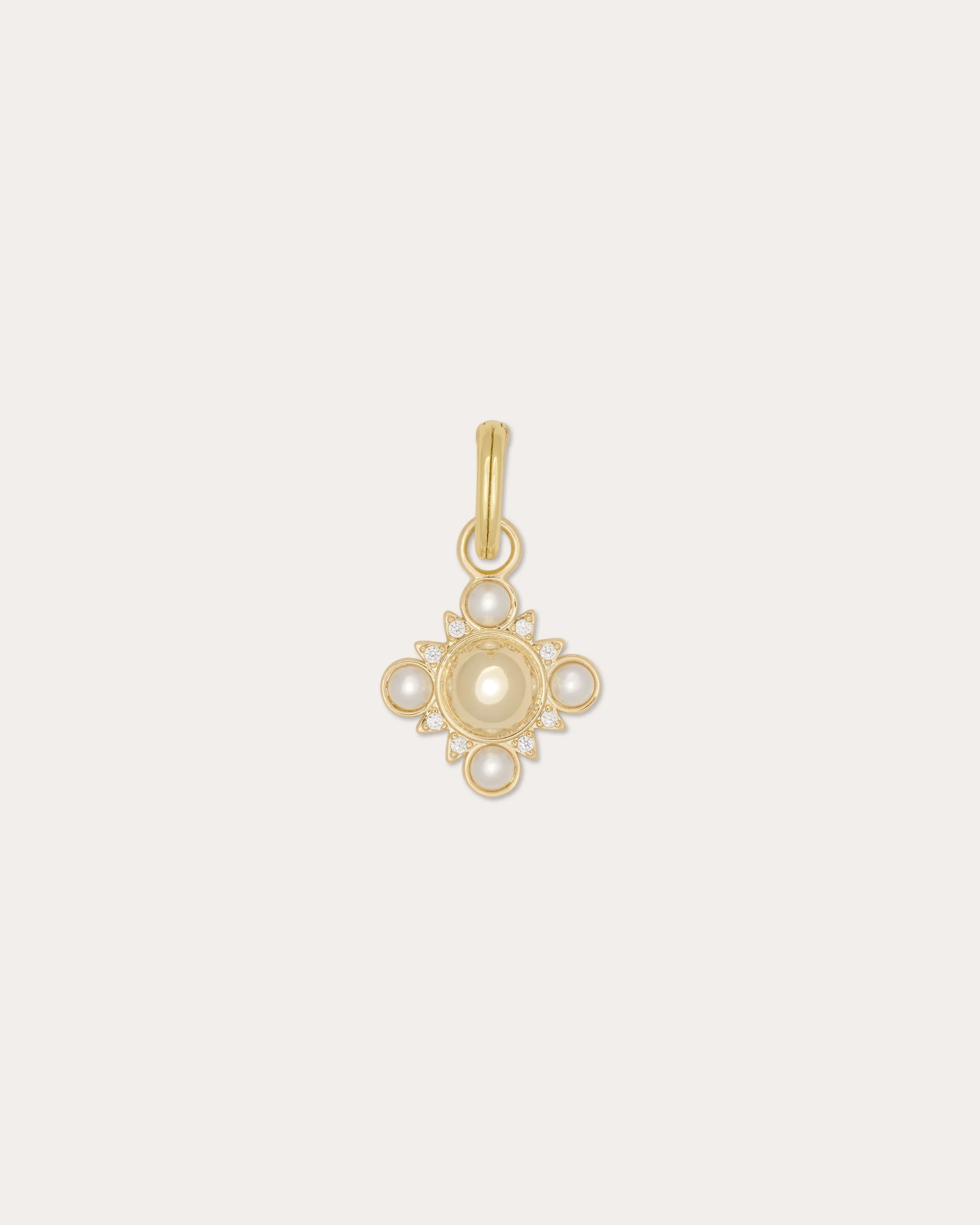 Sunburst Pearl Charm - 1