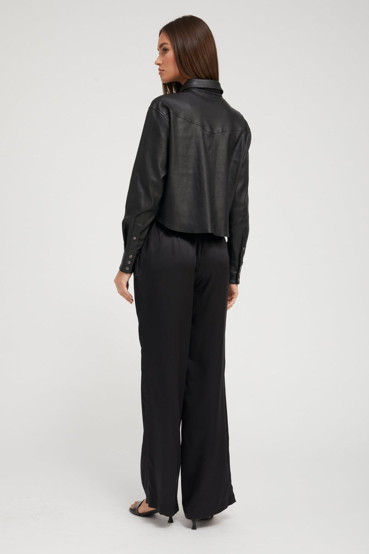 BLACK SILK KAUAI PANTS - 3