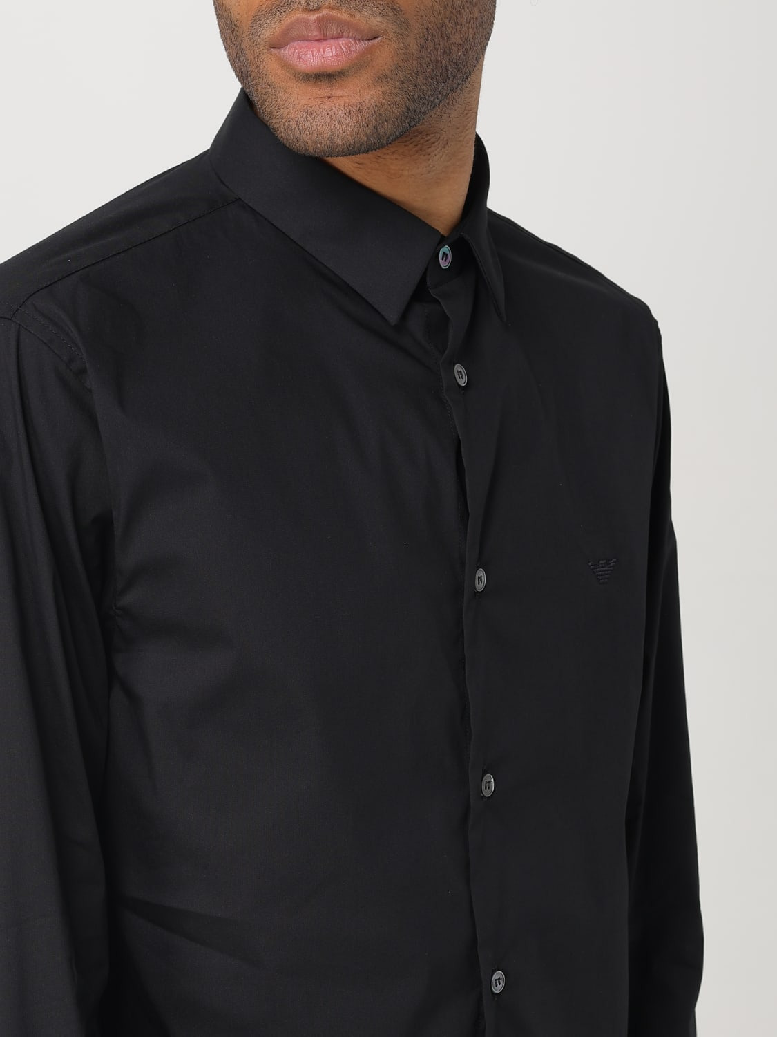 Emporio Armani basic shirt with logo - 3