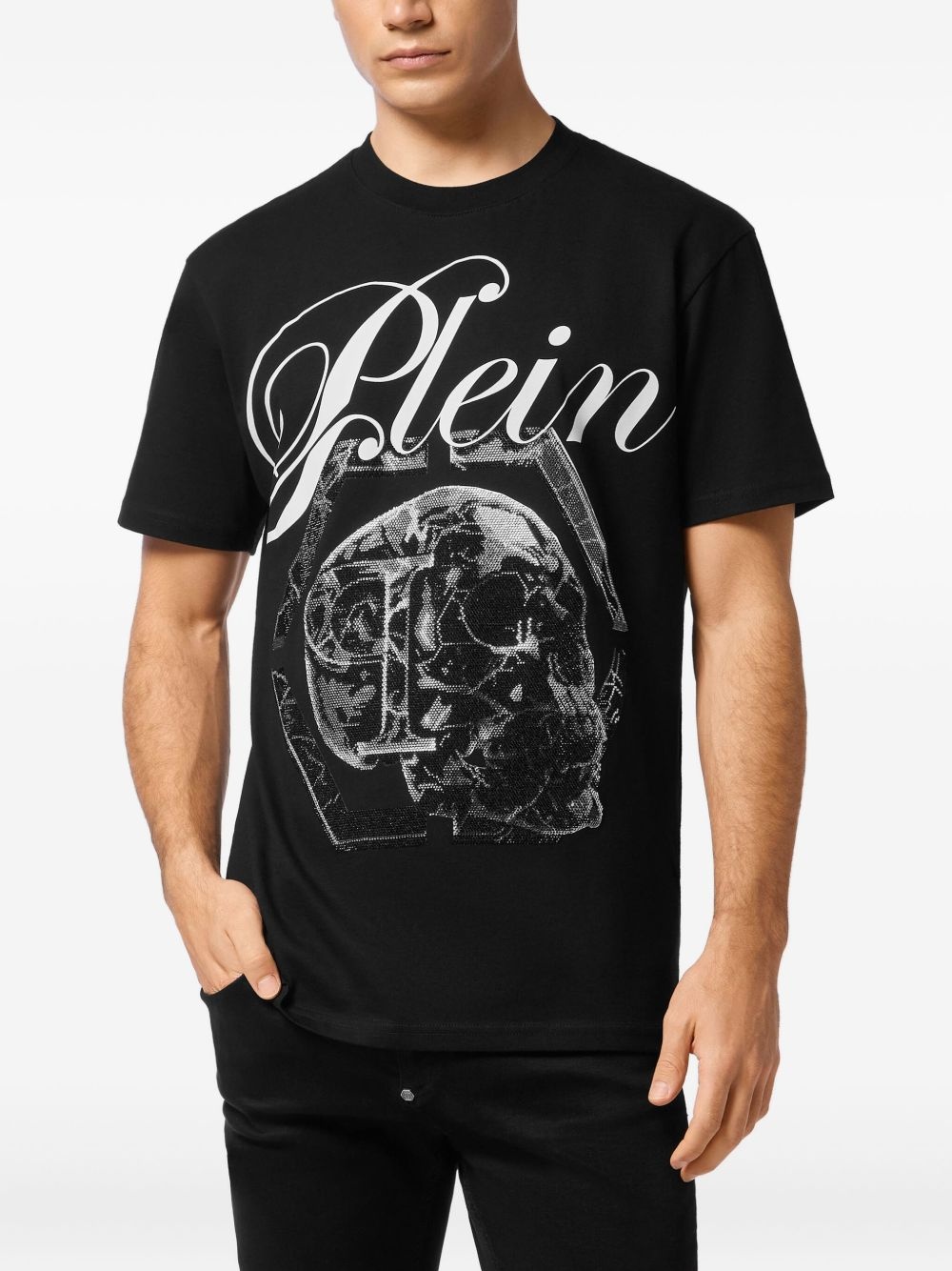 Marble Skull-print T-shirt - 2