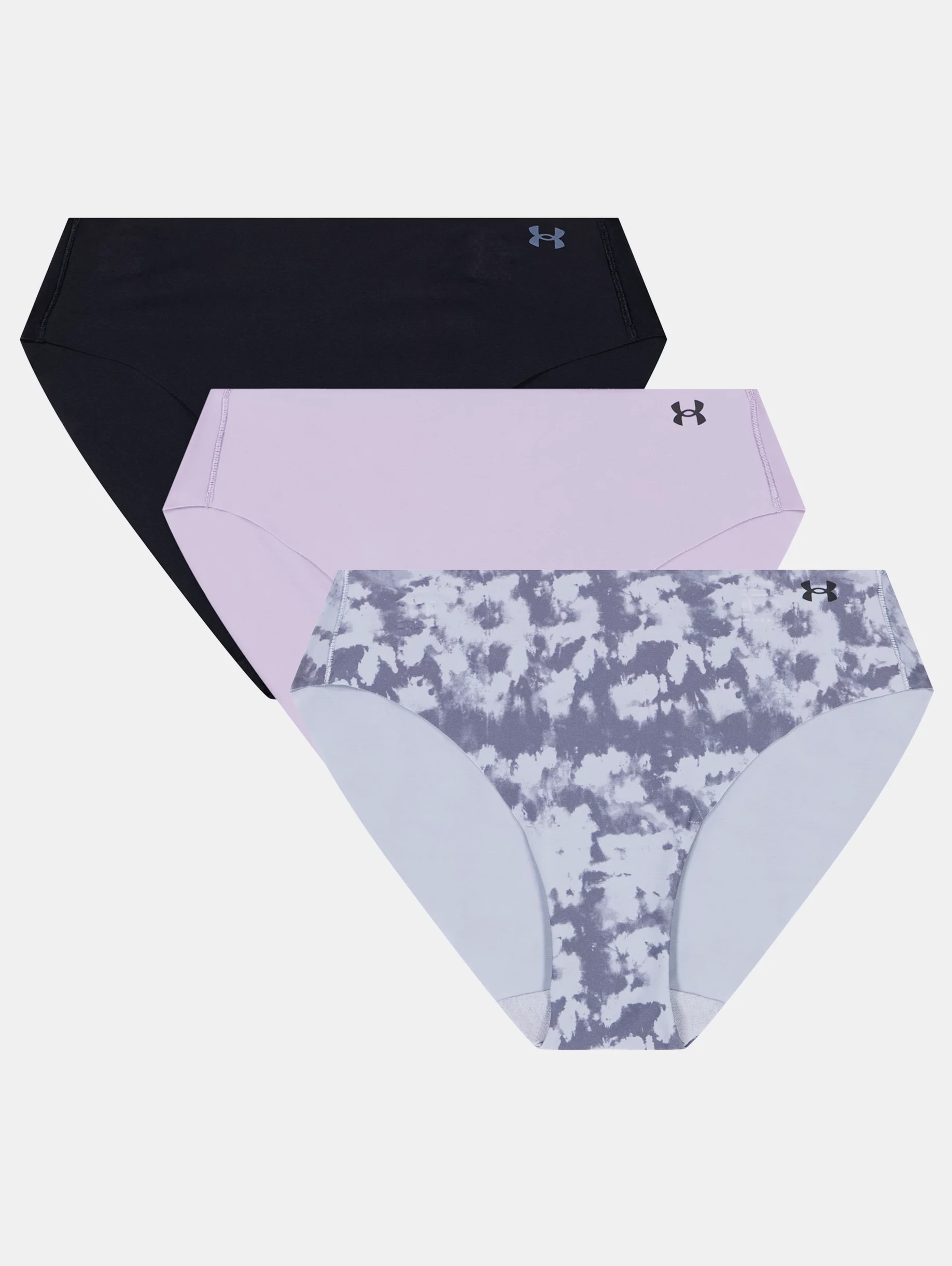 Women's UA Pure Stretch 3-Pack Printed No Show Bikini - 4