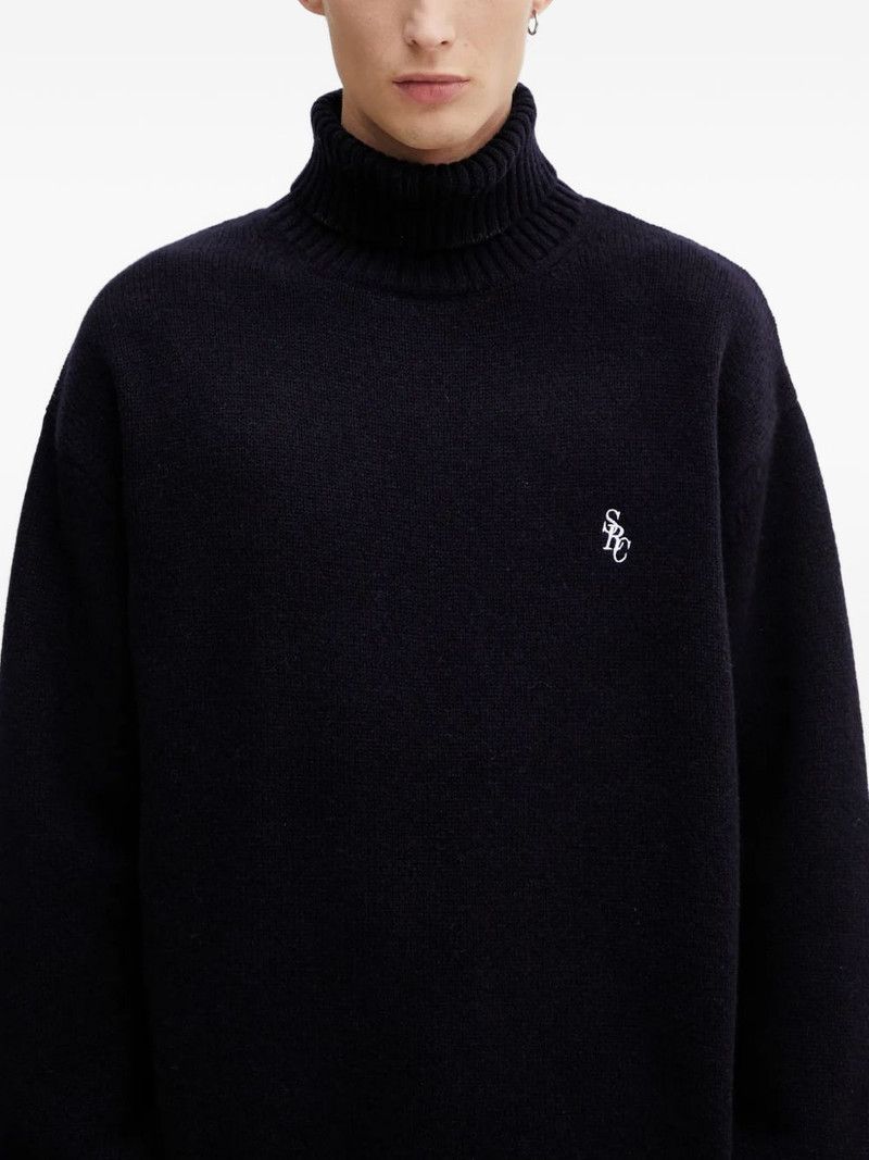roll-neck embroidered sweater 5