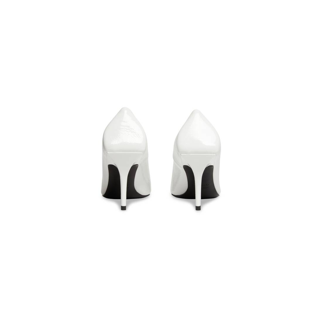 Women's Square Knife Bb 80mm Pump  in White - 5
