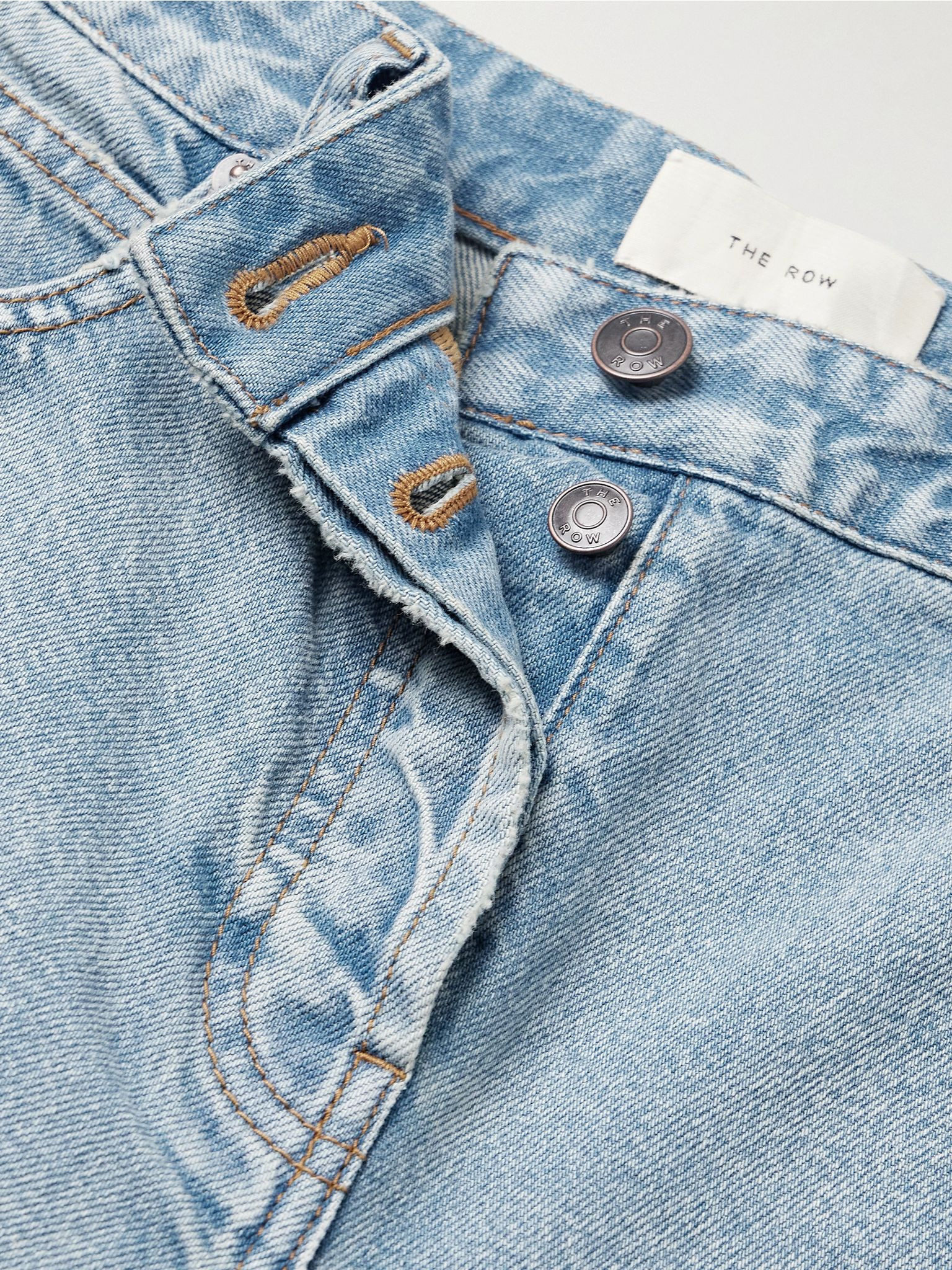 Riaco mid-rise slim-leg jeans Light denim - 5