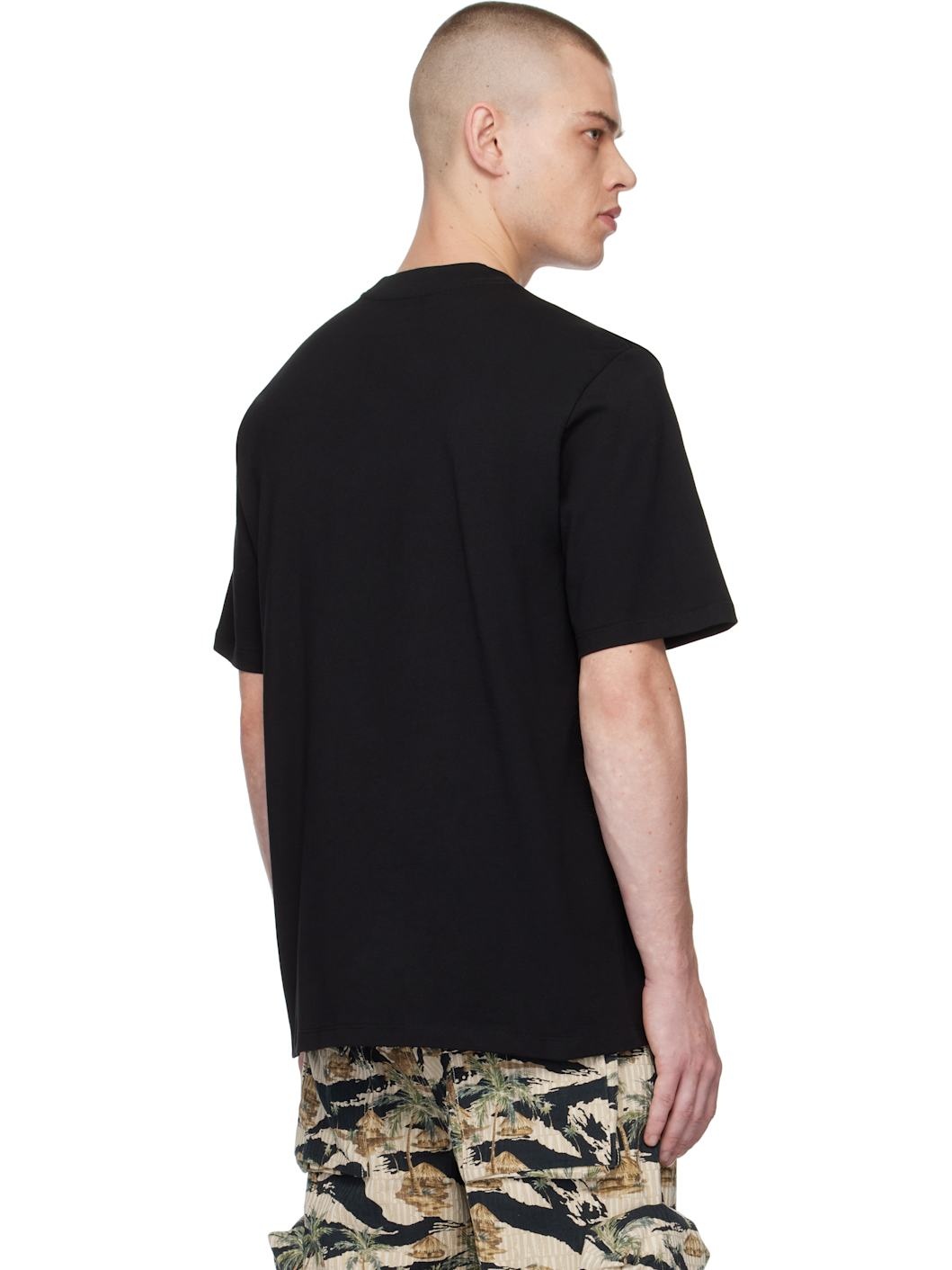 Black 'AMIRI' Staggered Logo T-shirt - 3