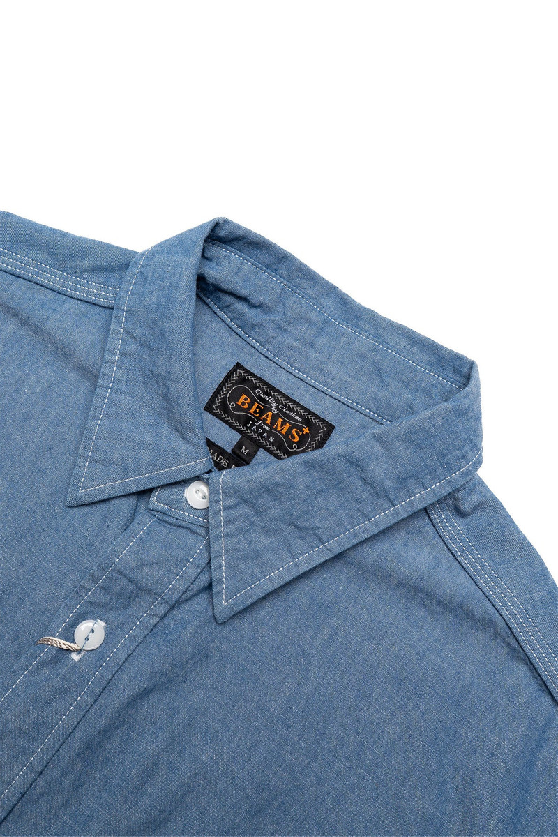 BEAMS PLUS WORK Chambray - Sax outlook
