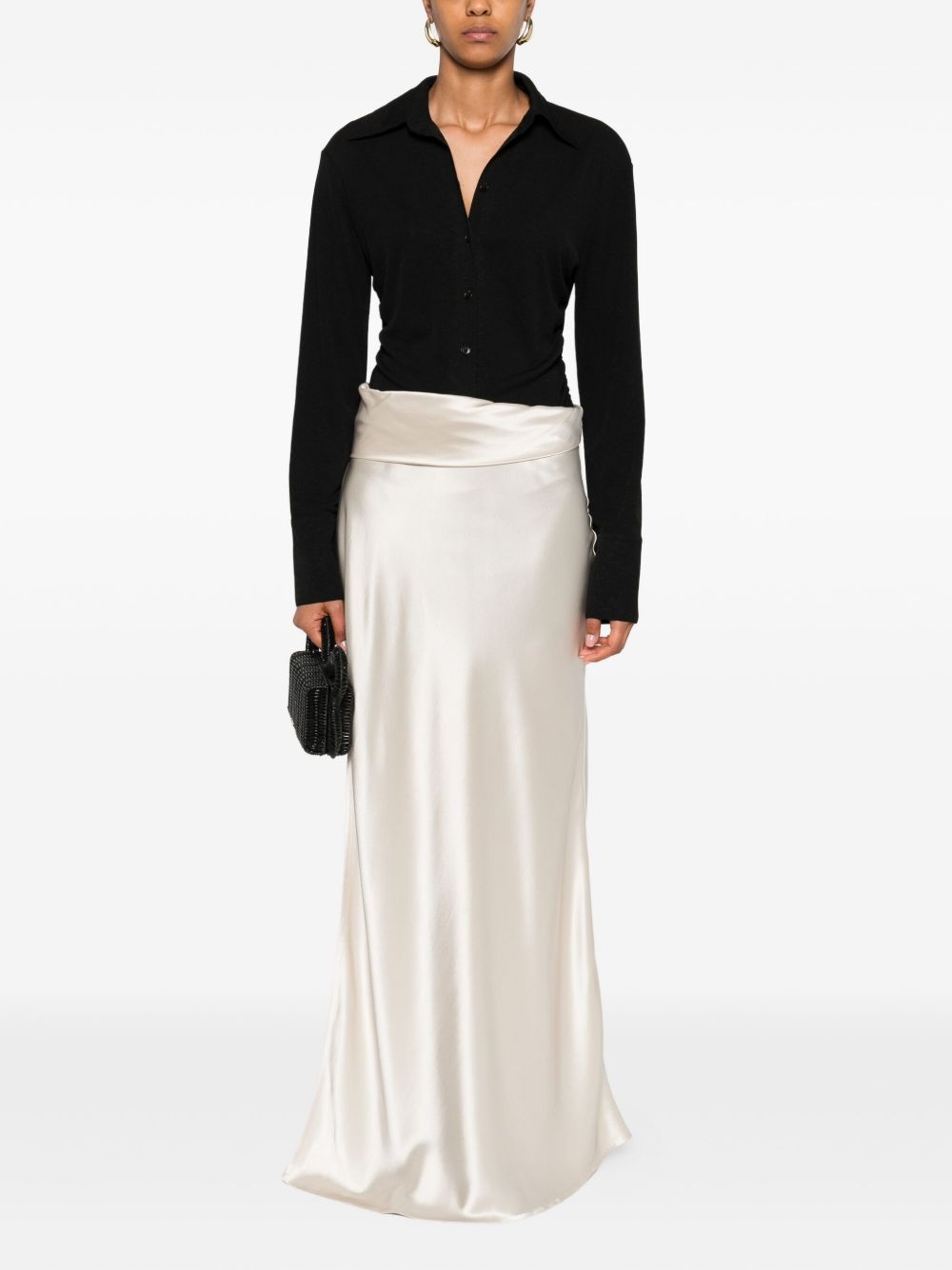 satin-slip maxi dress - 2