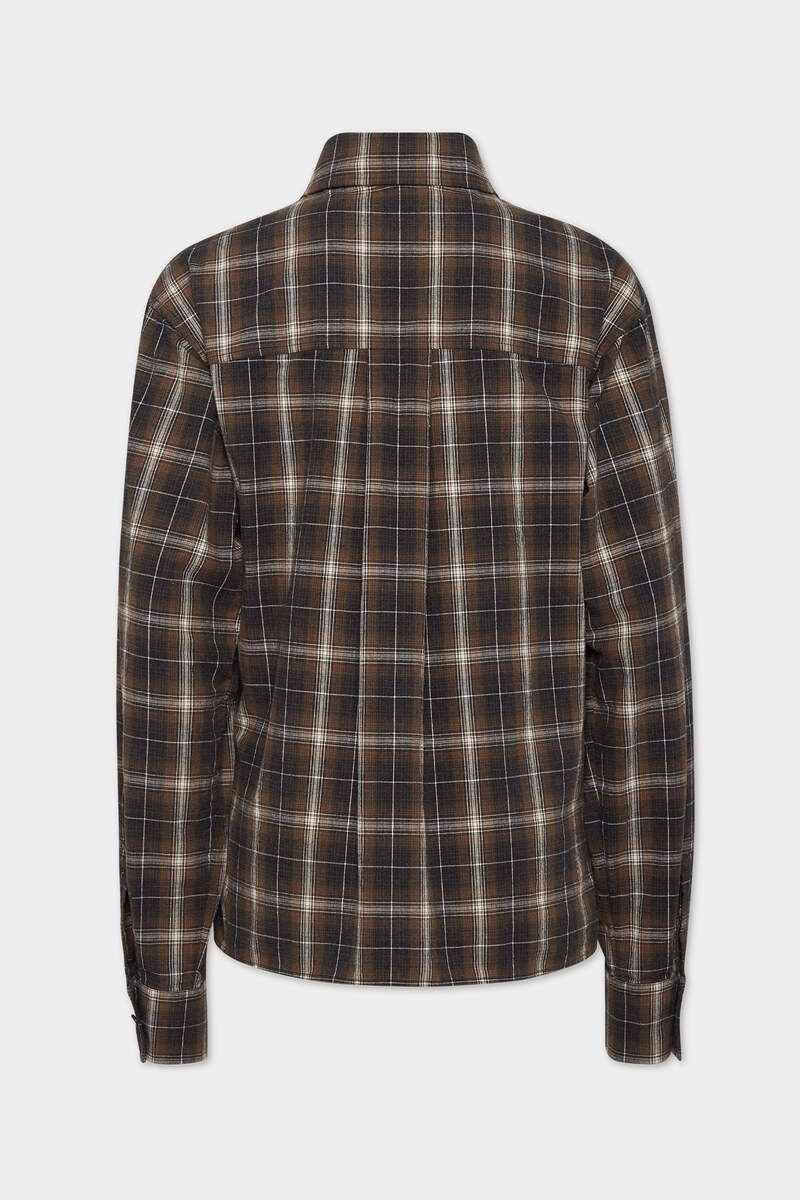 DSQUARED2 BOXY CHECKED SHIRT outlook