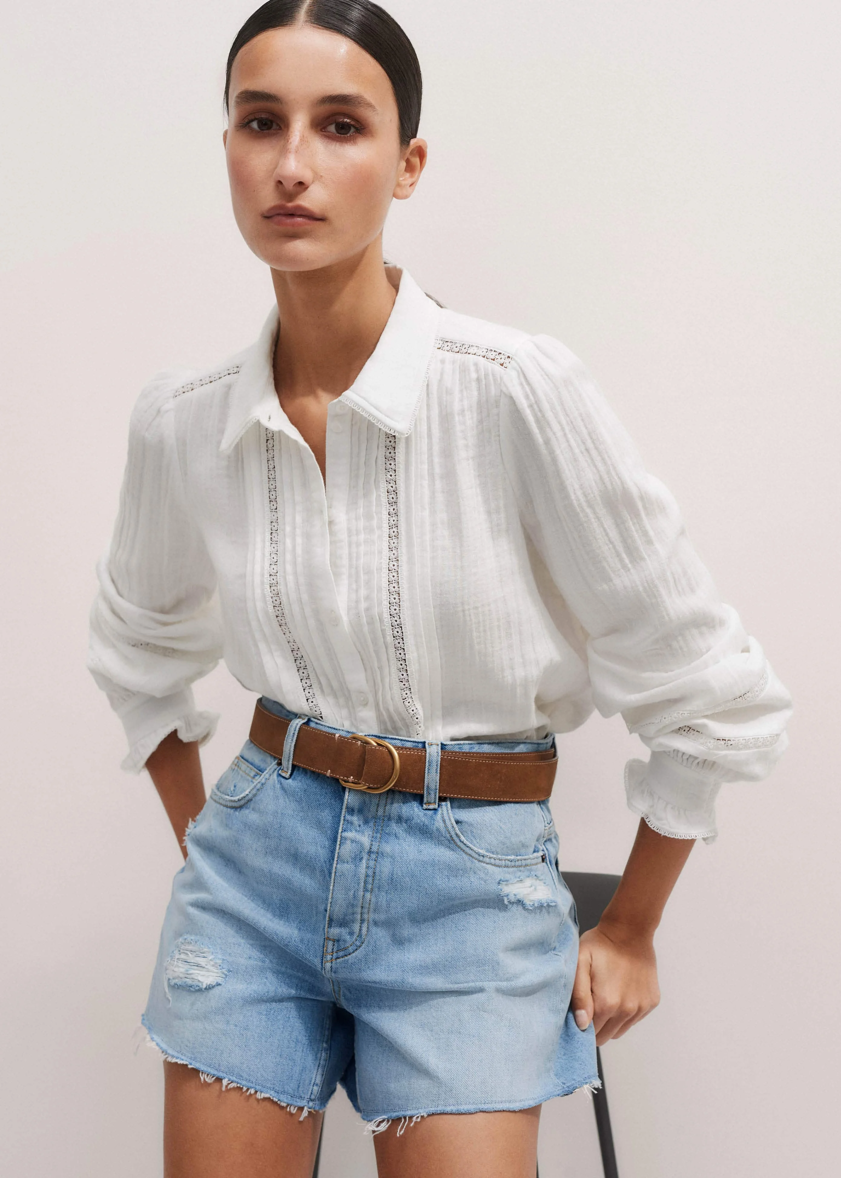 Long Sleeve Blouse - 1