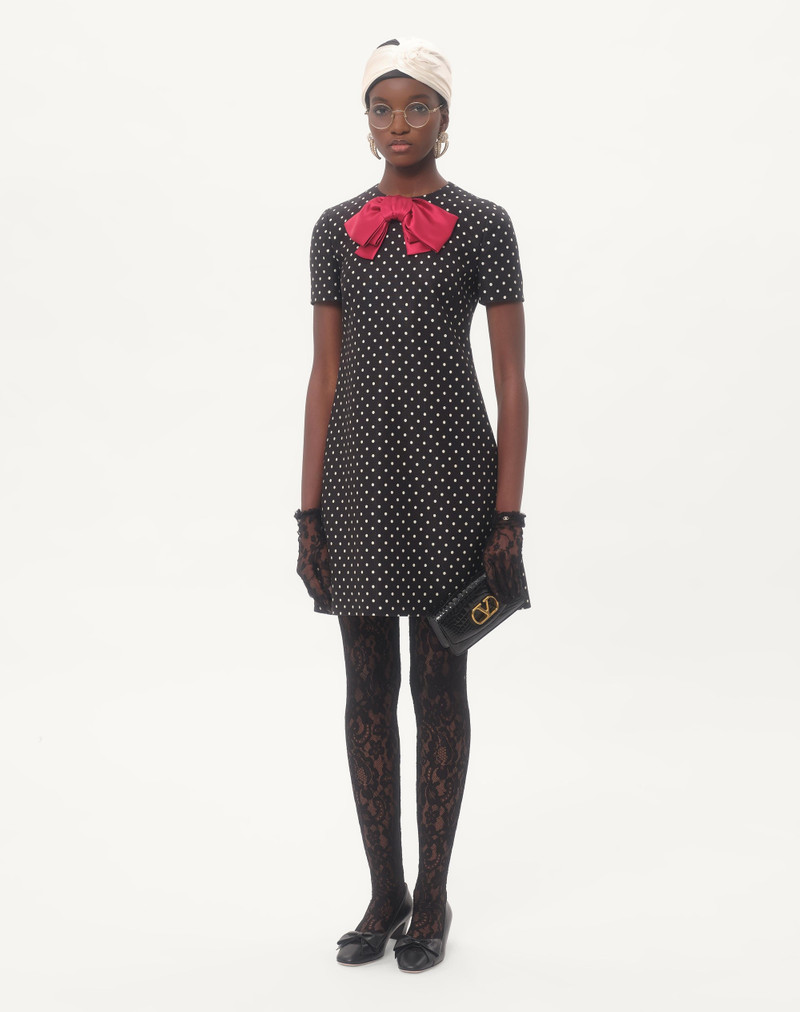 Valentino SUPERGRAN SHORT DRESS IN PLUSDEPOIS PRINT outlook