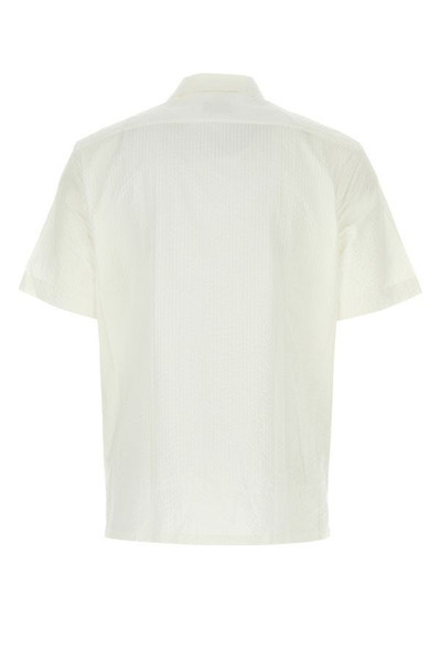 Brioni White seersucker shirt outlook