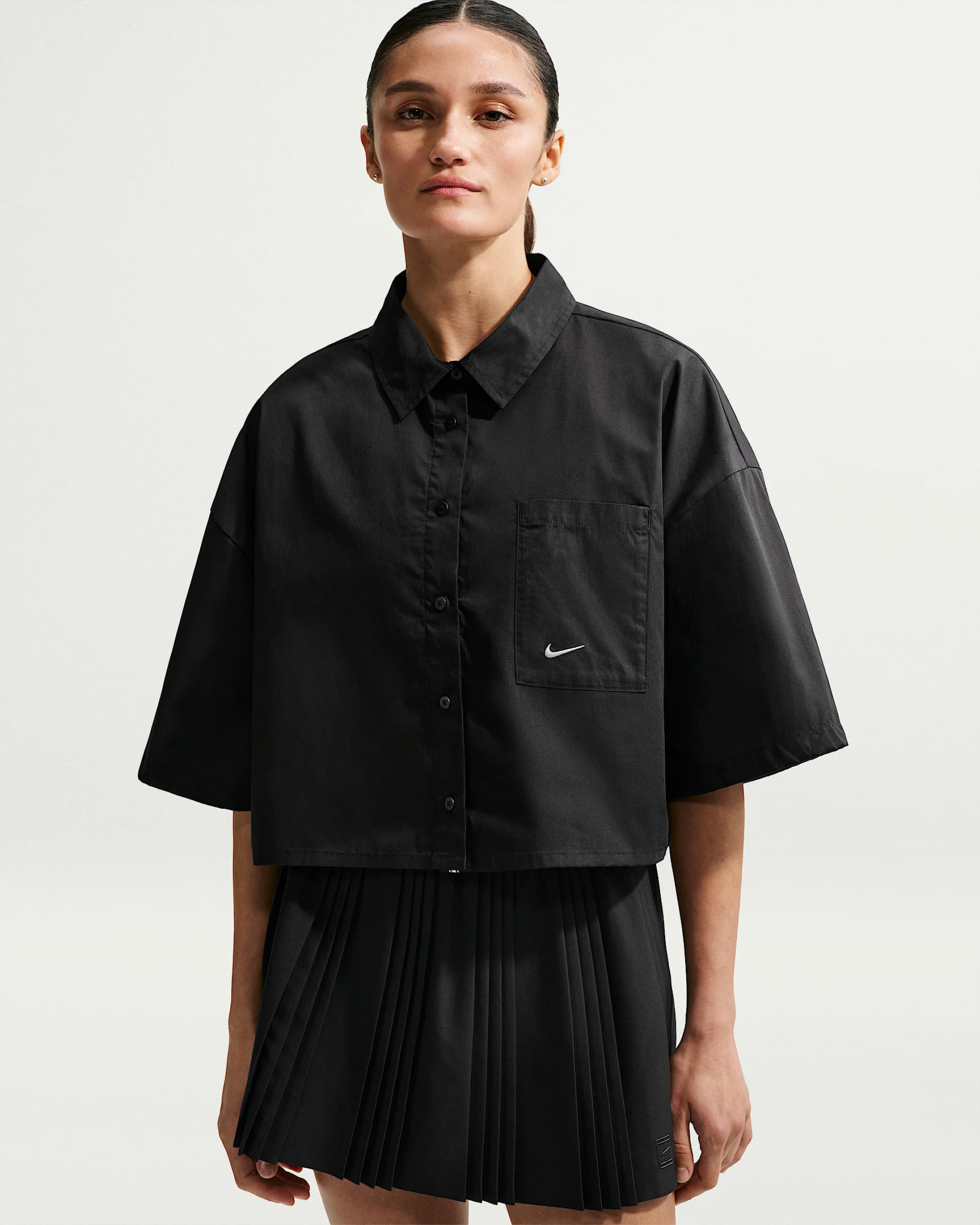 Nike Sportswear Chill Poplin Women's Oversized Top - 1