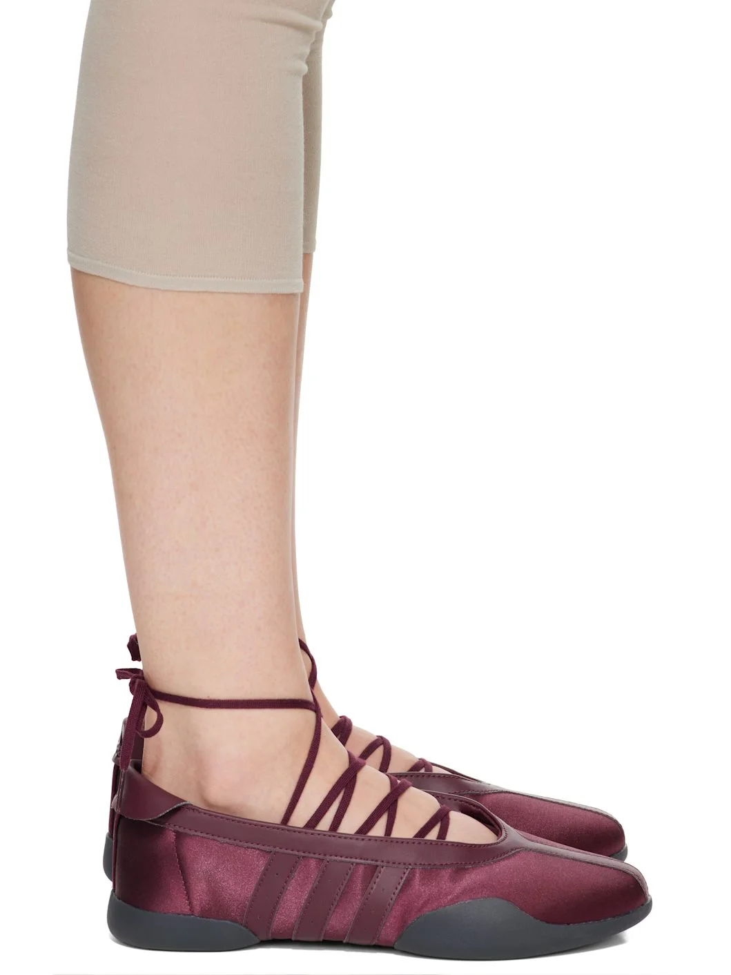 Burgundy Taekwondo Mei Ballerina Flats - 1