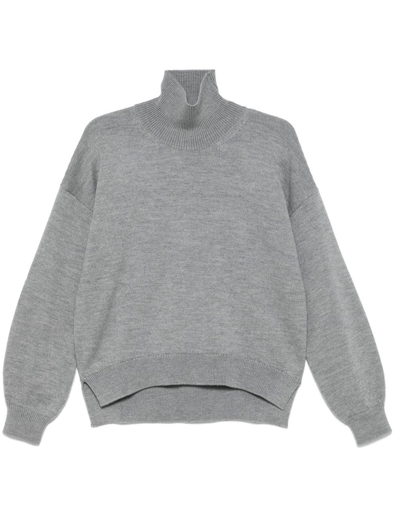 wool turtleneck sweater - 1