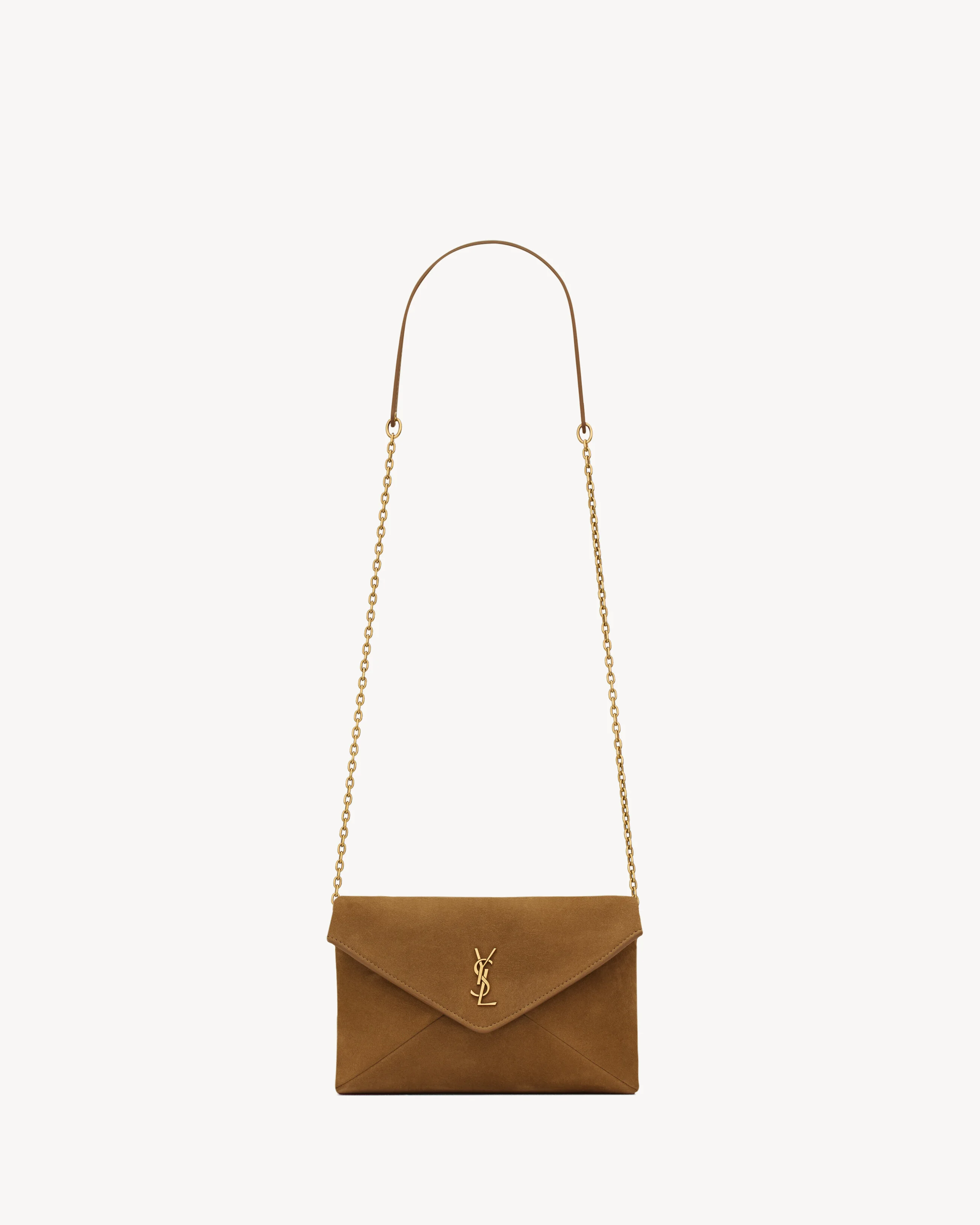 CASSANDRE SMALL CHAIN POUCH IN SUEDE - 1