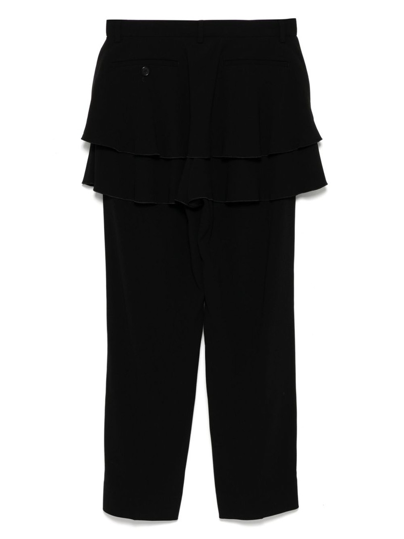 UNDERCOVER layered straight trousers outlook