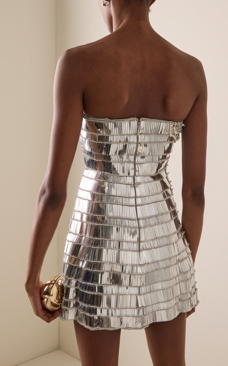 Exclusive Ariel Embellished Tulle Mini Dress 4