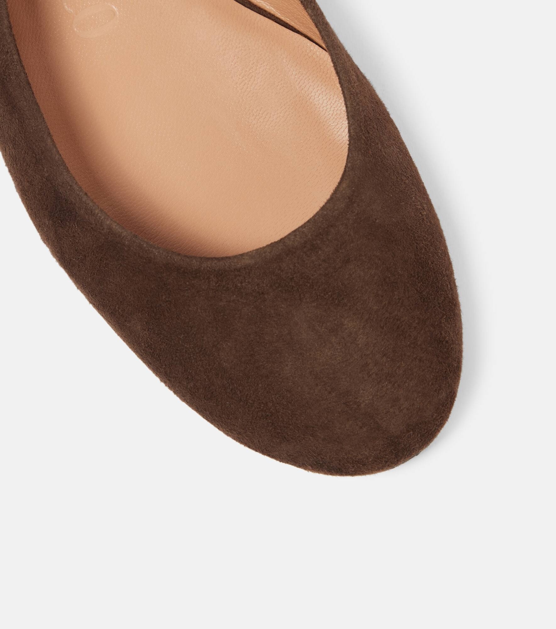 Cloe suede slingback flats - 5