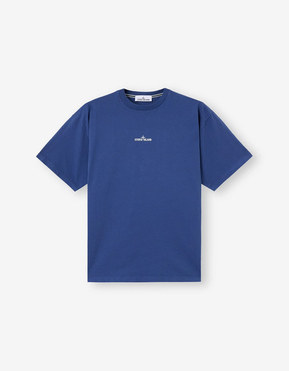 Stone Island Blue Compass Camo Print T-Shirt - 1