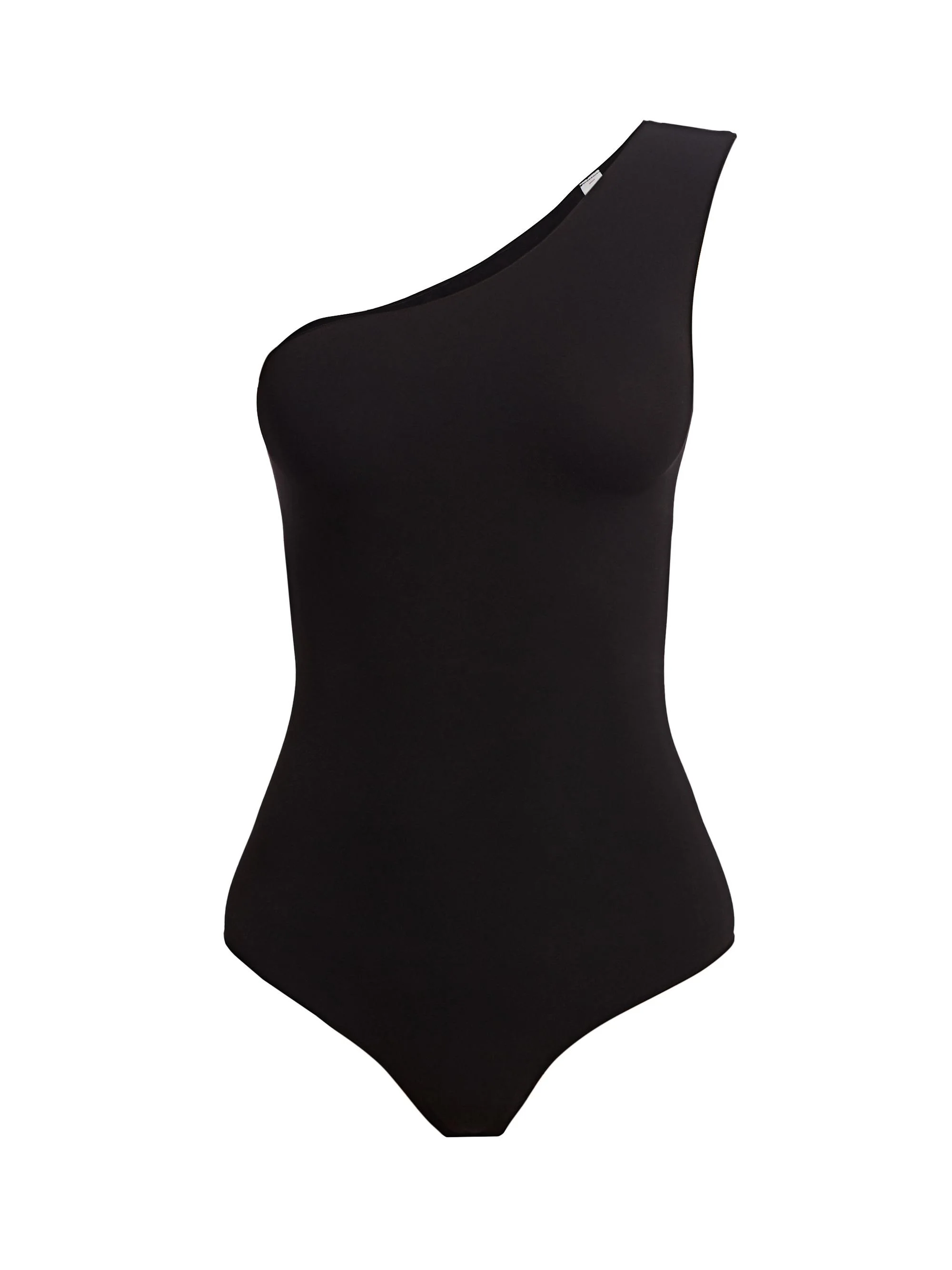 Women's Ballet One-Shoulder Bodysuit - Black - 1