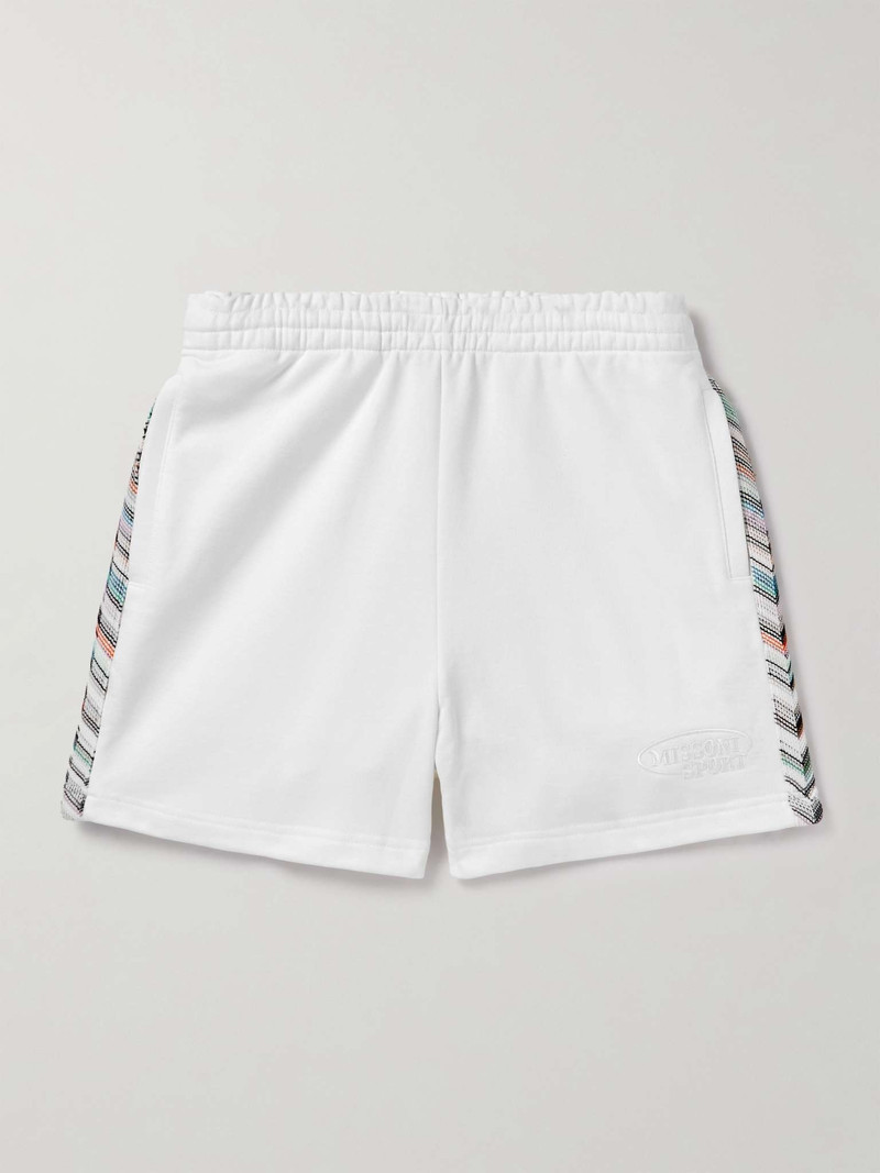Logo-Embroidered Cotton-Jersey Shorts - 1