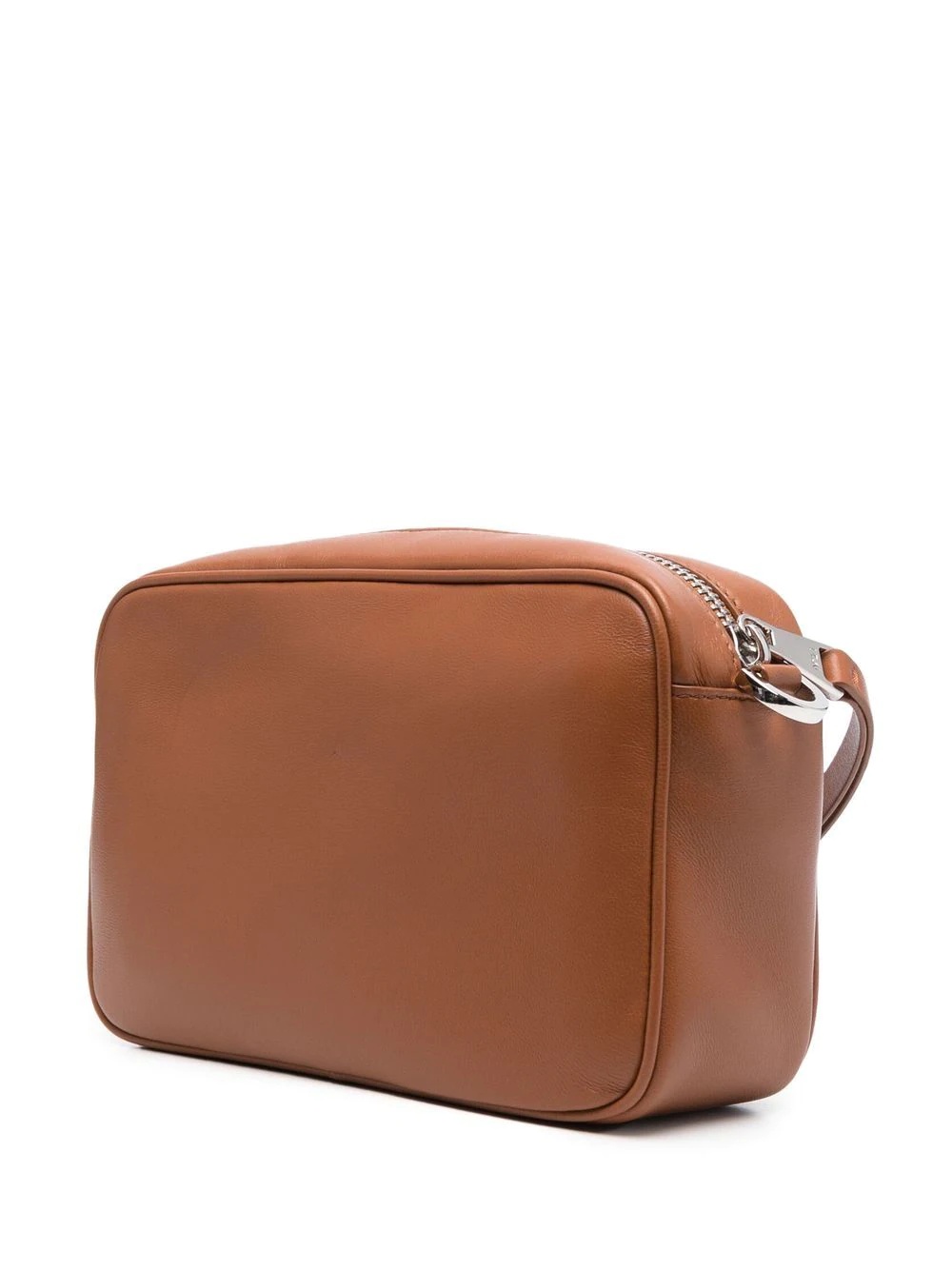 logo-plaque leather crossbody bag - 3