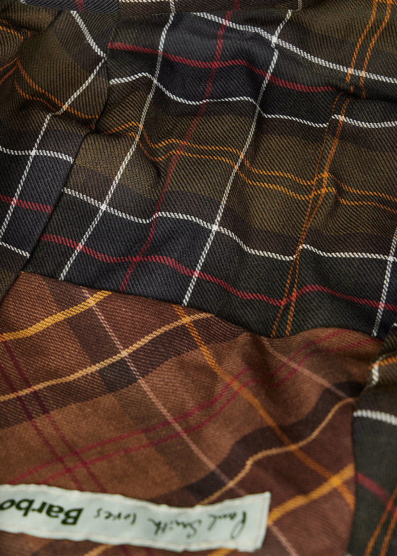 Paul Smith loves Barbour - Dark Slate Waxed Hood 6