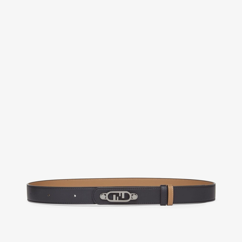 Black leather belt 1