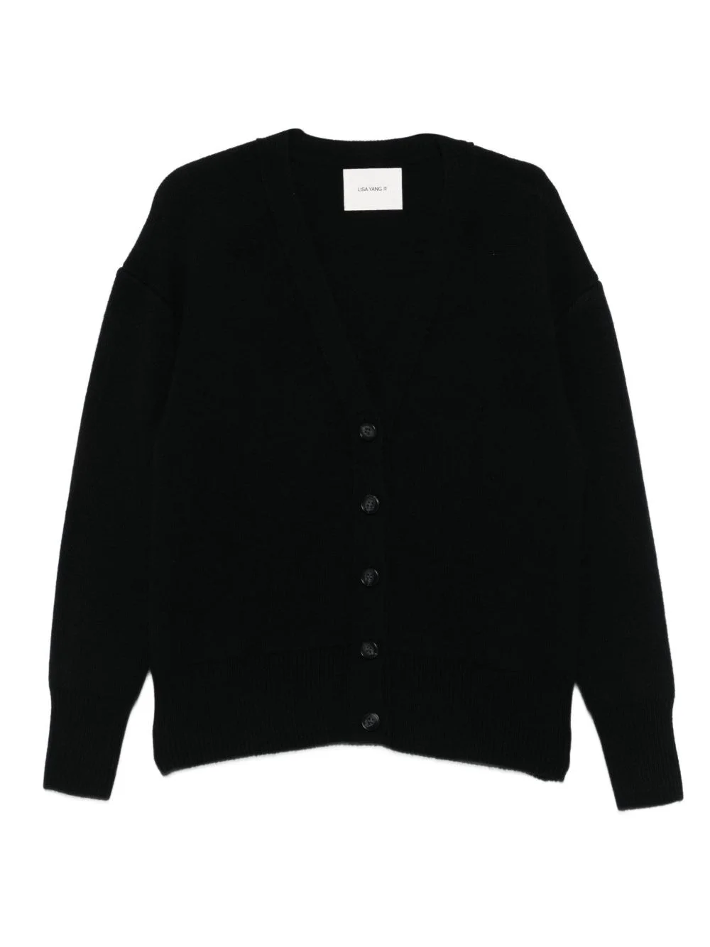 button-front cashmere cardigan - 1