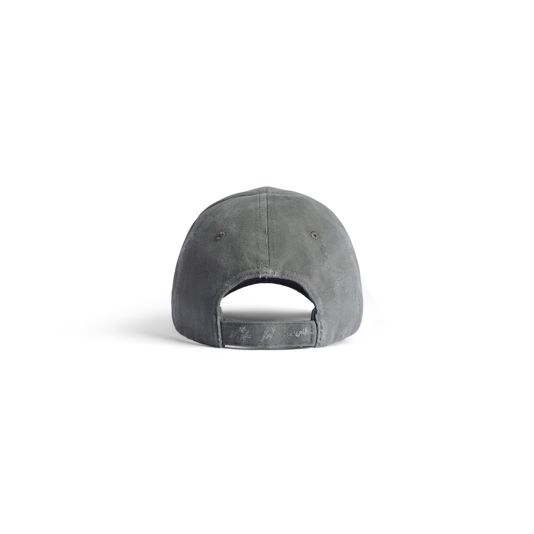 Men's Tilted Typo Cap in Dark Heather Grey - 3