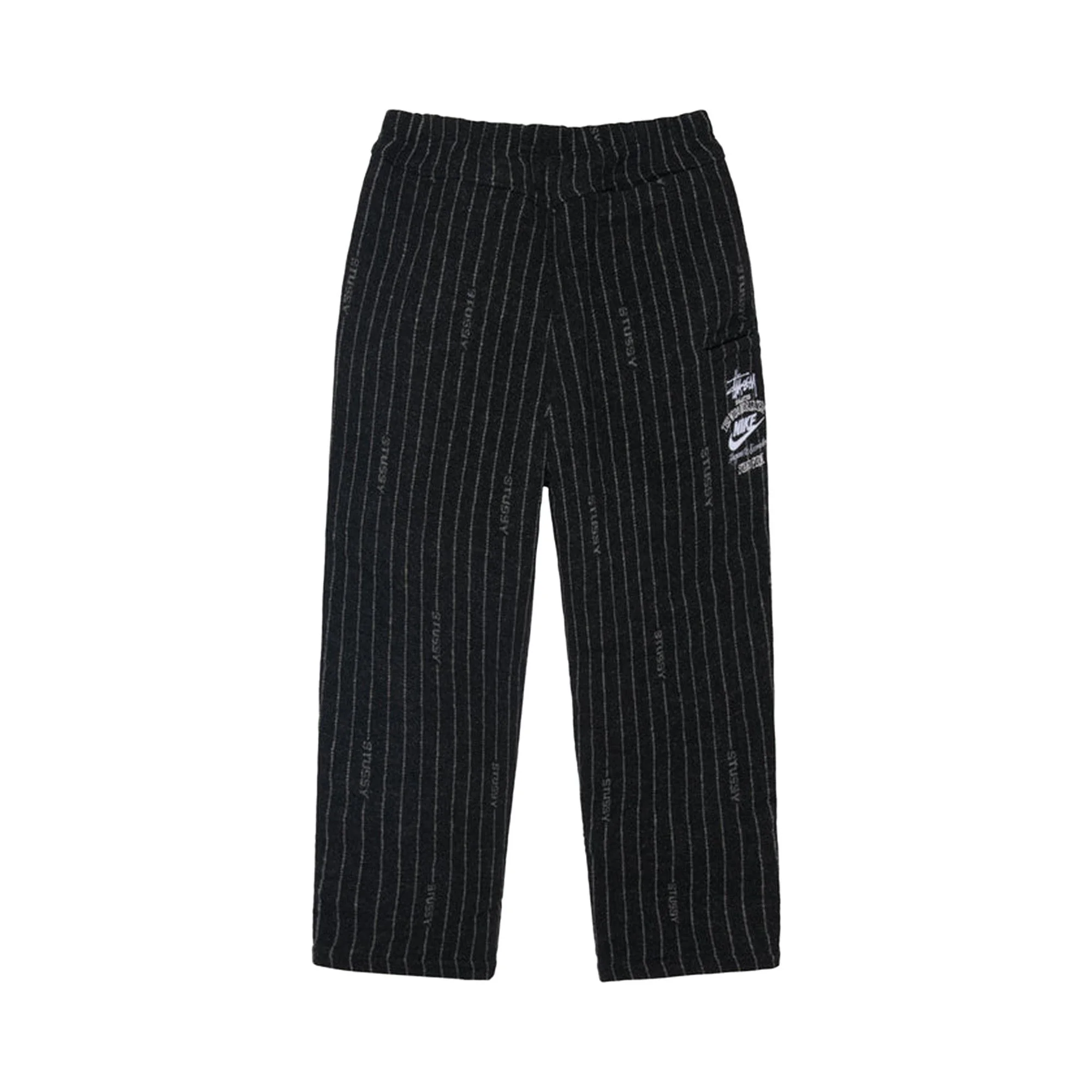 Stüssy Stussy x Nike Stripe Wool Pant 'Black' | REVERSIBLE