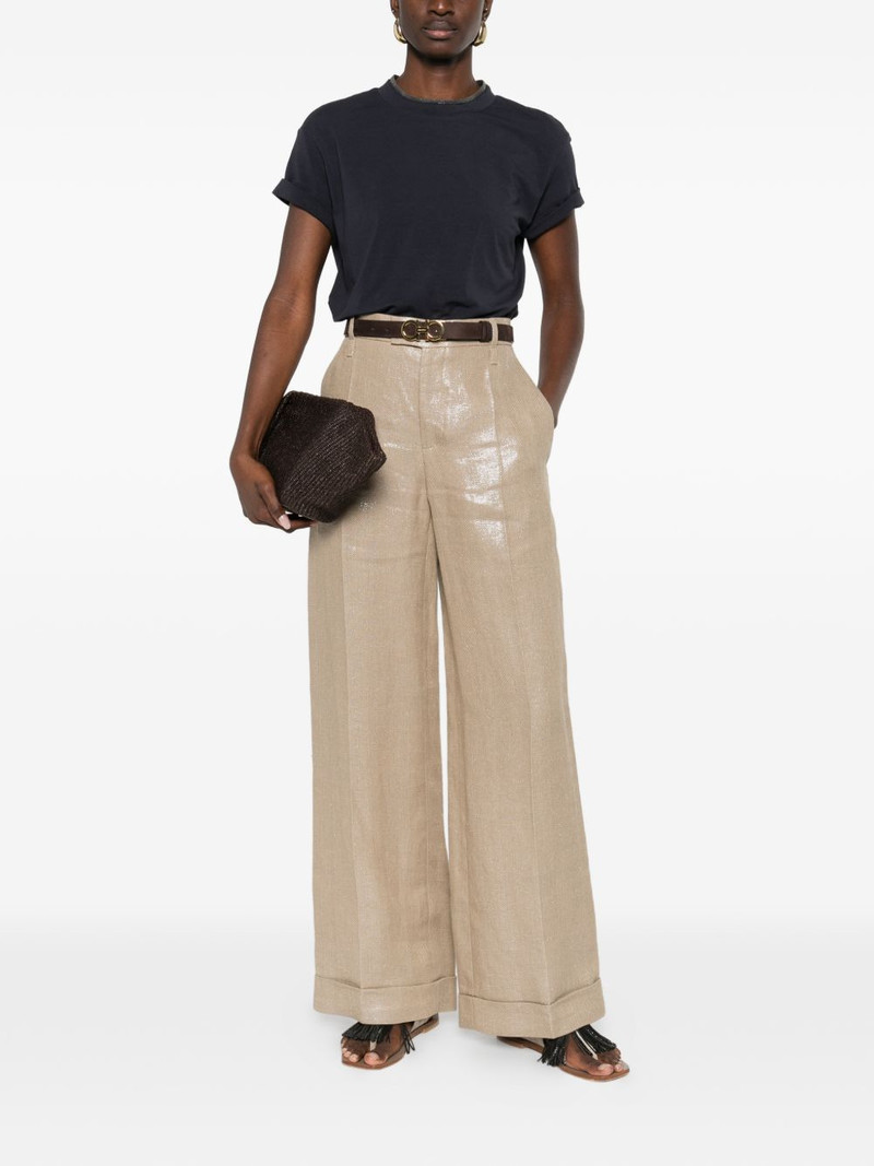 Brunello Cucinelli high-neck T-shirt outlook