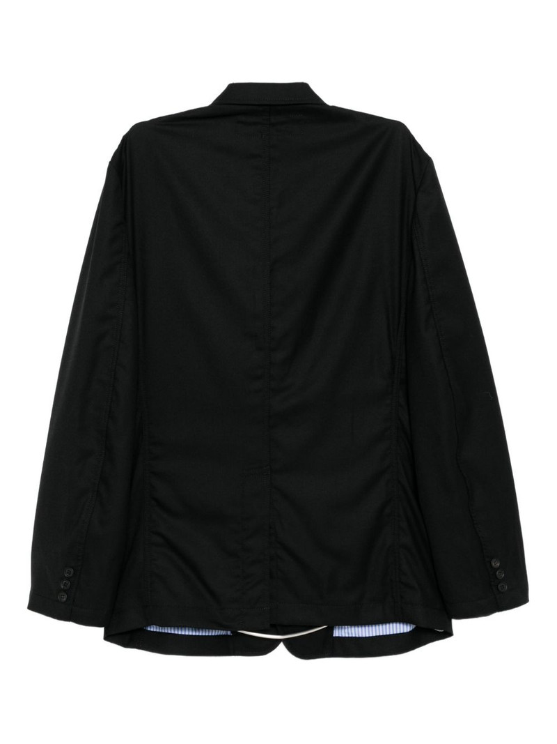 Comme des Garçons Homme wool blazer outlook