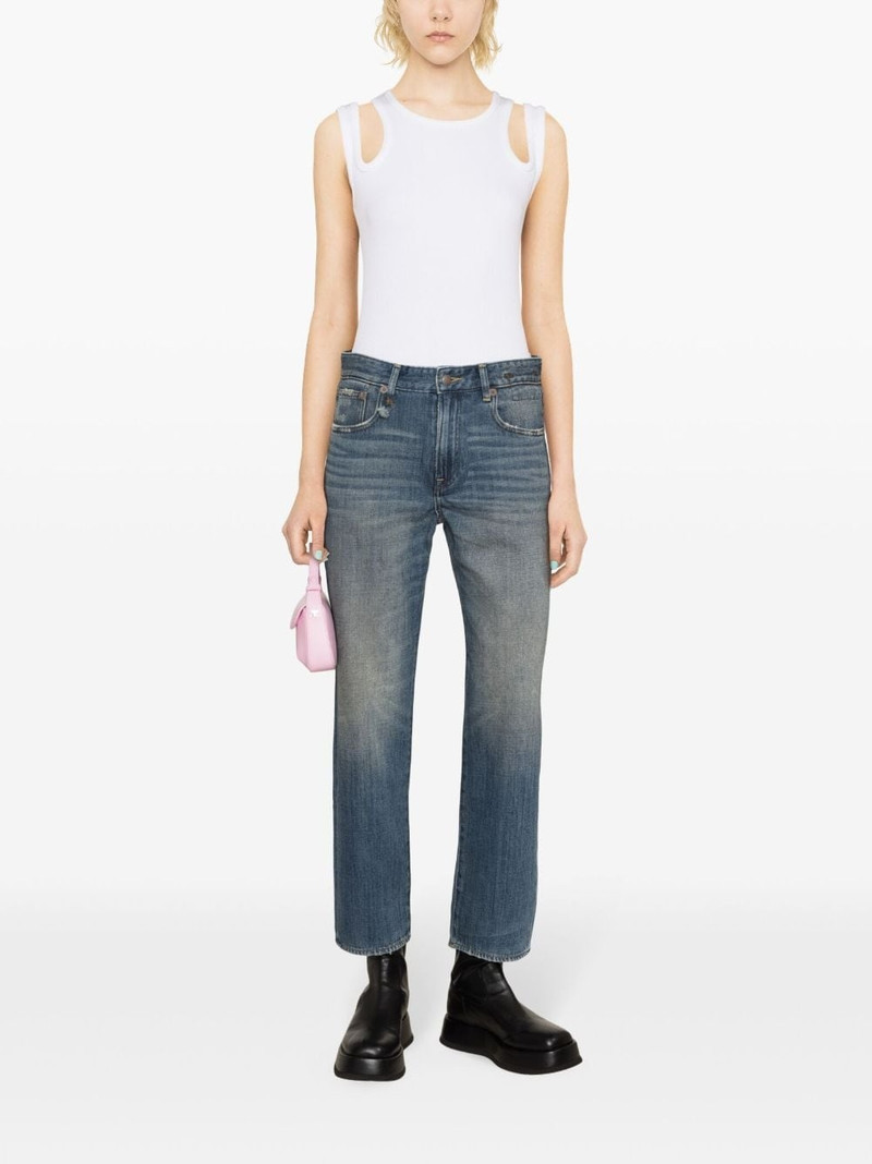 R13 mid-rise boyfriend jeans outlook