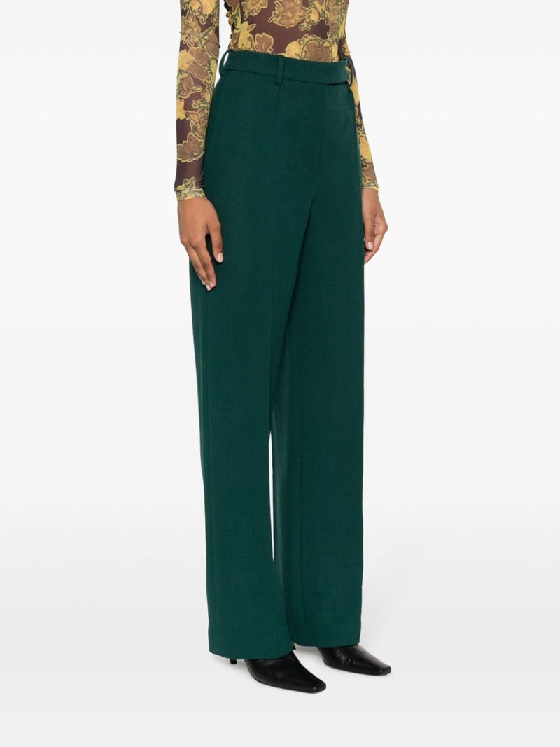 houndstooth high-waist wide-leg trousers 3