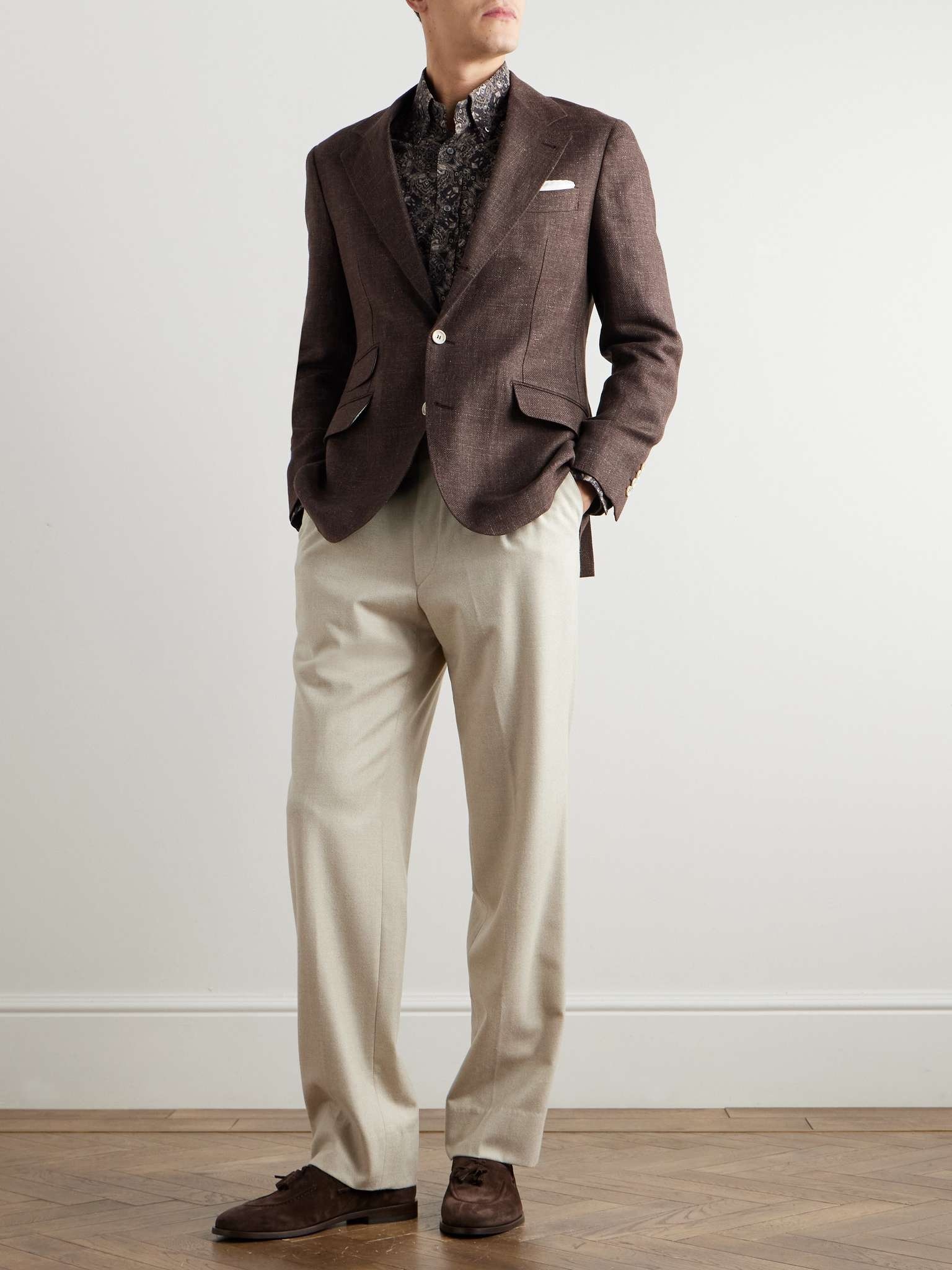 Linen, Wool and Silk-Blend Blazer - 2