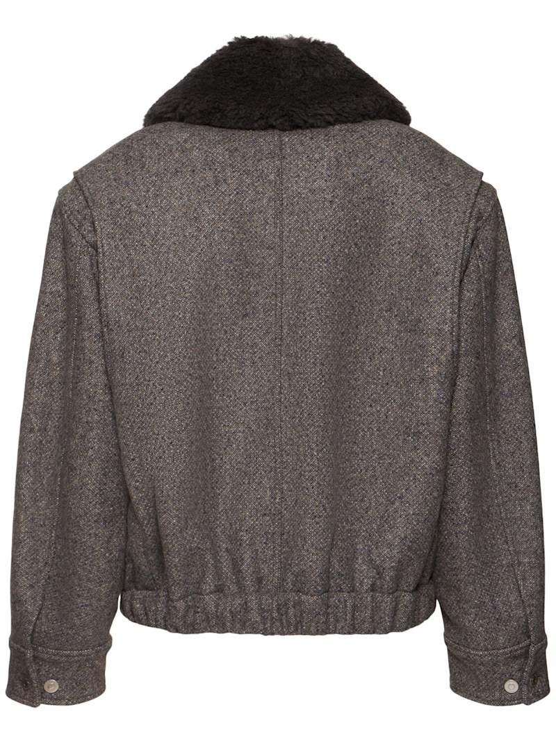 Teddy wool blend zipped jacket - 3