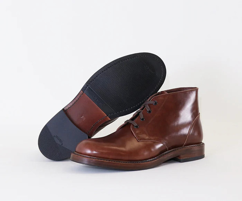 JOHN LOFGREN LK-022 The Steadfast Chukka Brown French Calf outlook