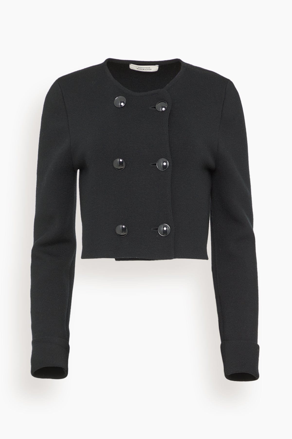 Sharp Ambition Jacket in Pure Black - 1