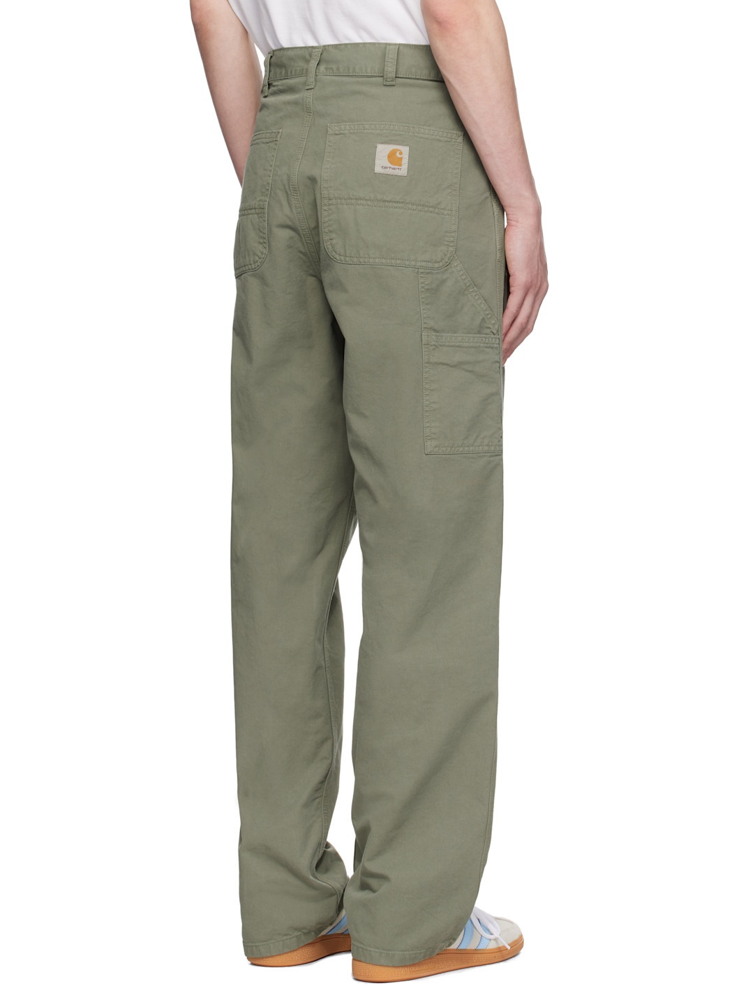 Green Single Knee Trousers - 3