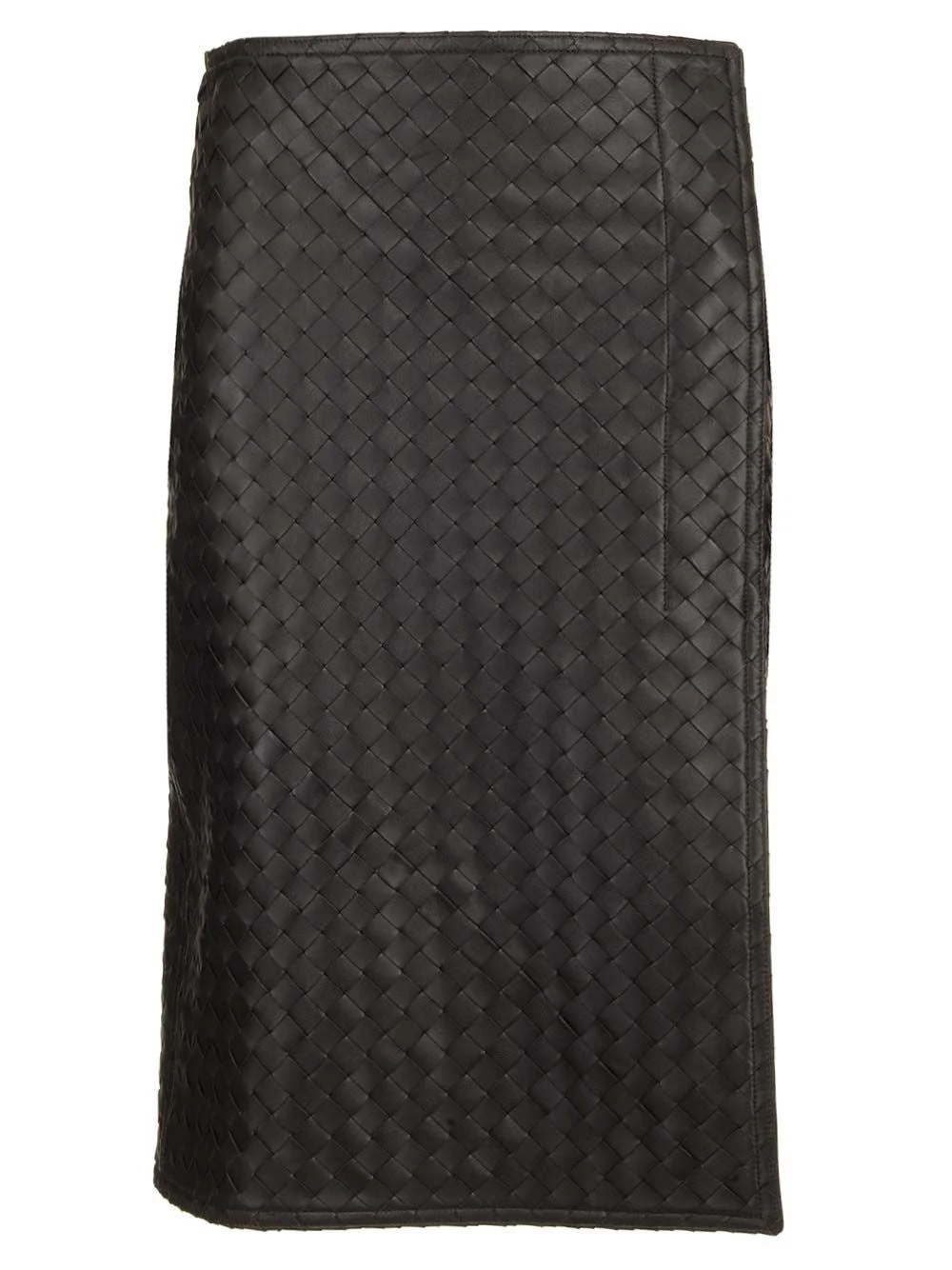 Bottega Veneta Women Leather Pencil Skirt - 1